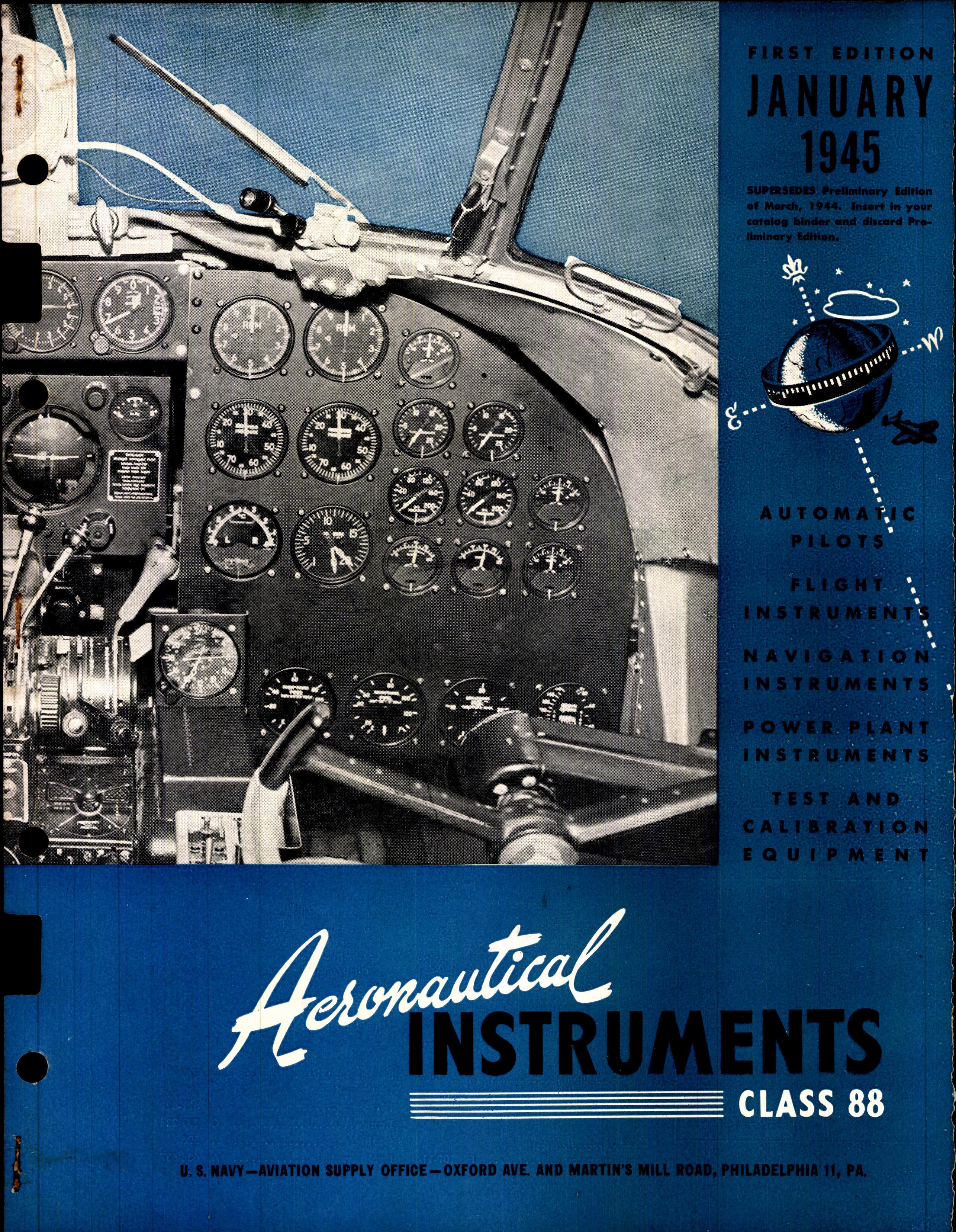 Sample page 1 from AirCorps Library document: Aeronautical Instruments