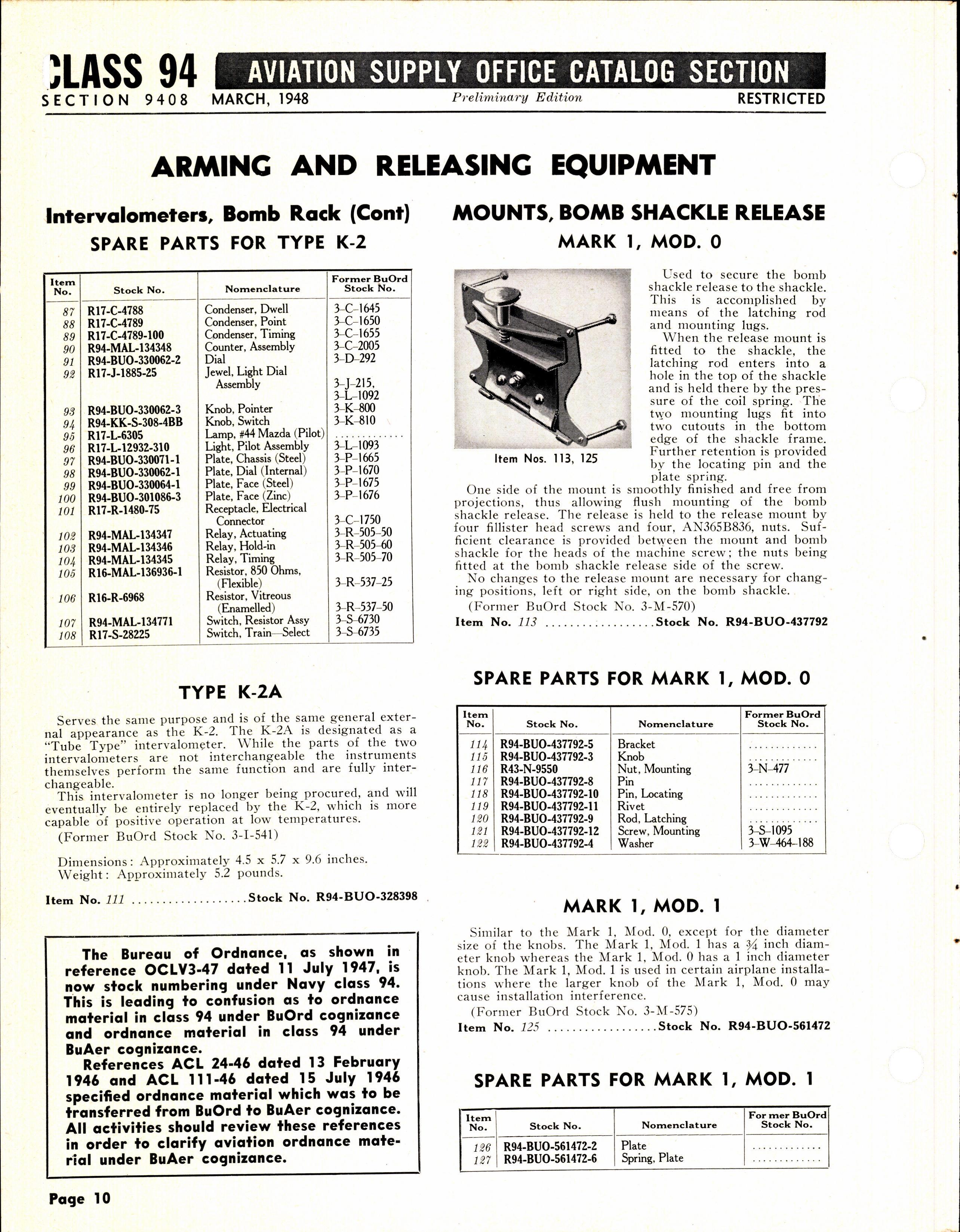 Sample page 10 from AirCorps Library document: Bomb and Torpedo Equipment