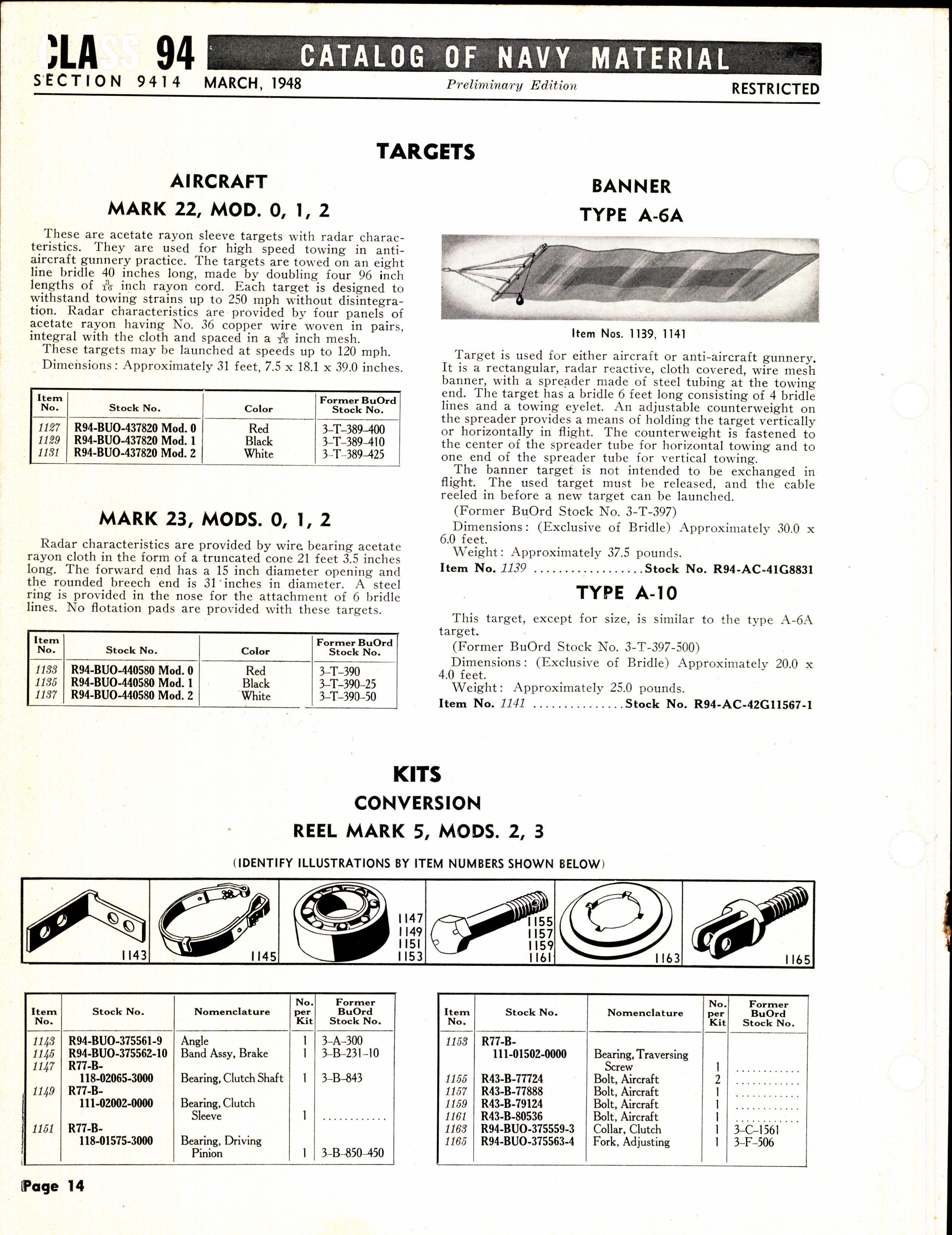 Sample page 14 from AirCorps Library document: Tow Target Equipment