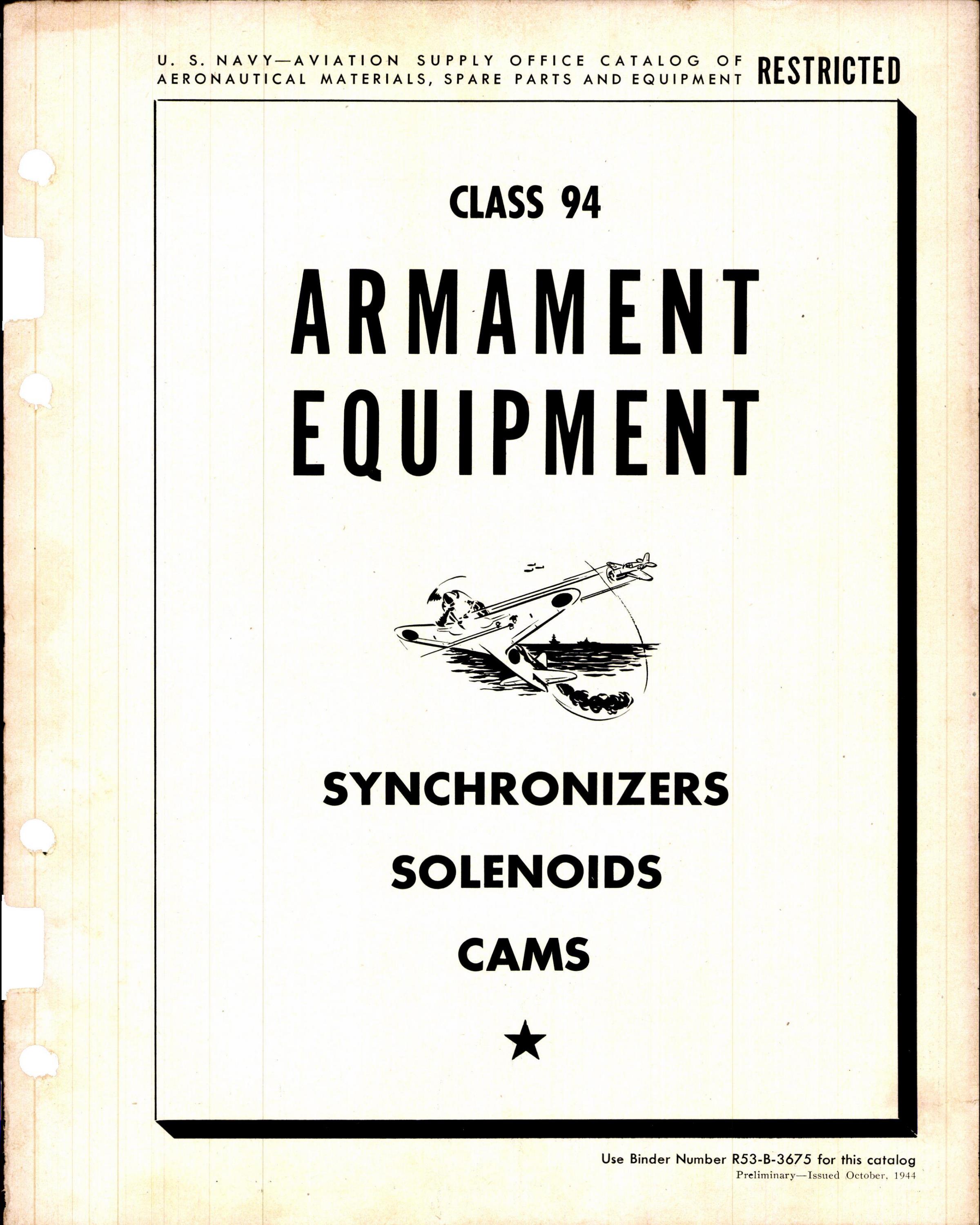 Sample page 1 from AirCorps Library document: Armament Equipment