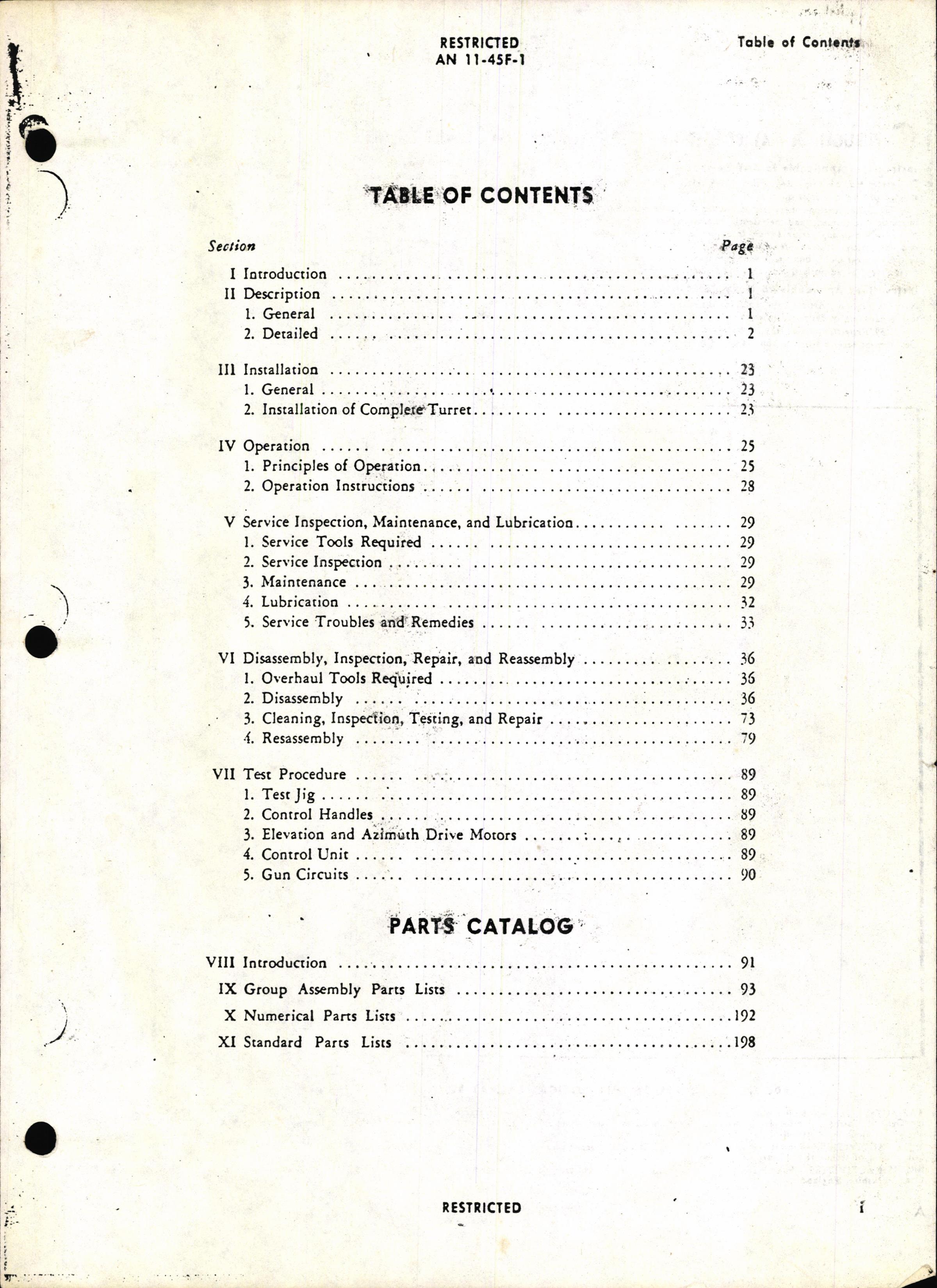Sample page 1 from AirCorps Library document: Turret - AT-11