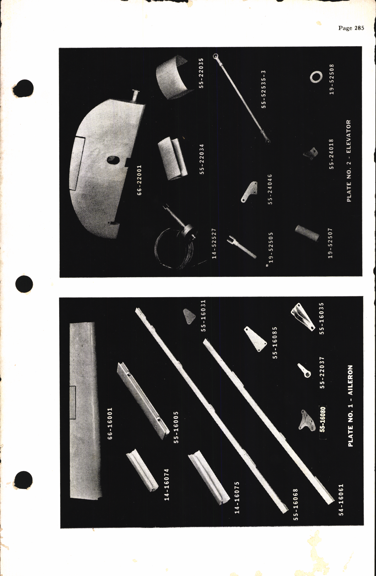 Sample page 3 from AirCorps Library document: Photographs of Spare Parts Supplied for AT-16 Contracts