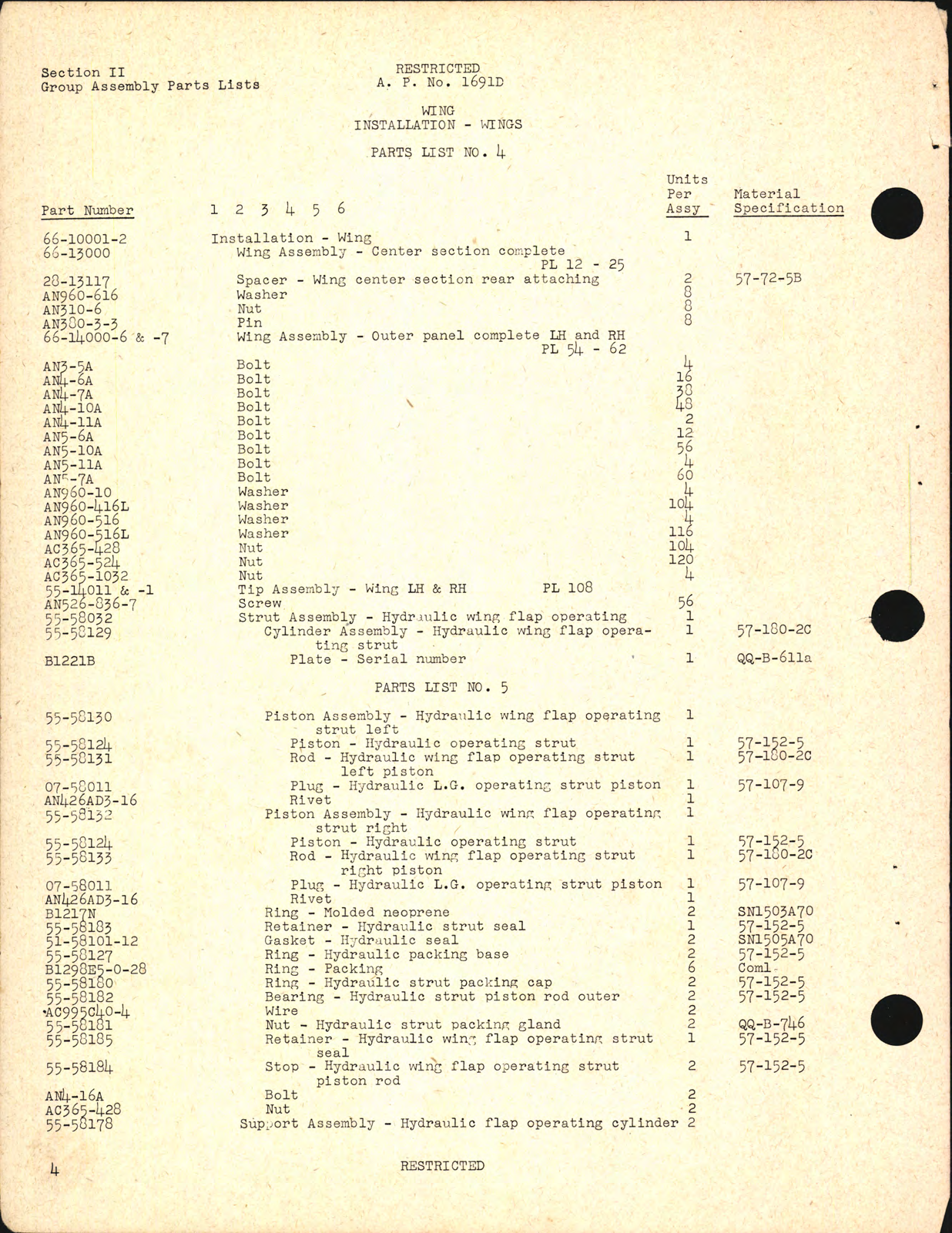 Sample page 6 from AirCorps Library document: Parts Catalog for AT-16 (Harvard IIB)