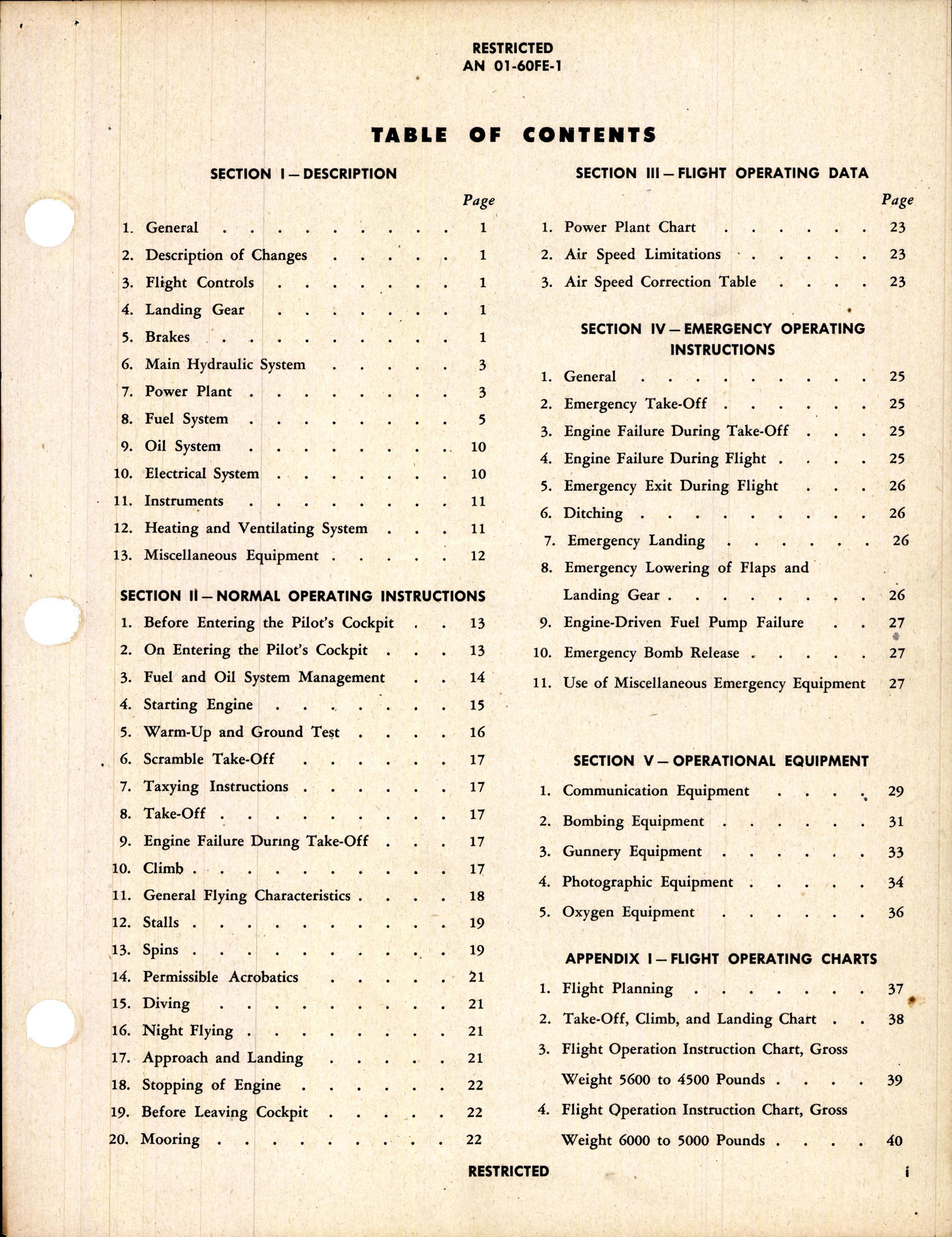 Sample page 3 from AirCorps Library document: Pilot's Flight Operating Instructions for AT-6C