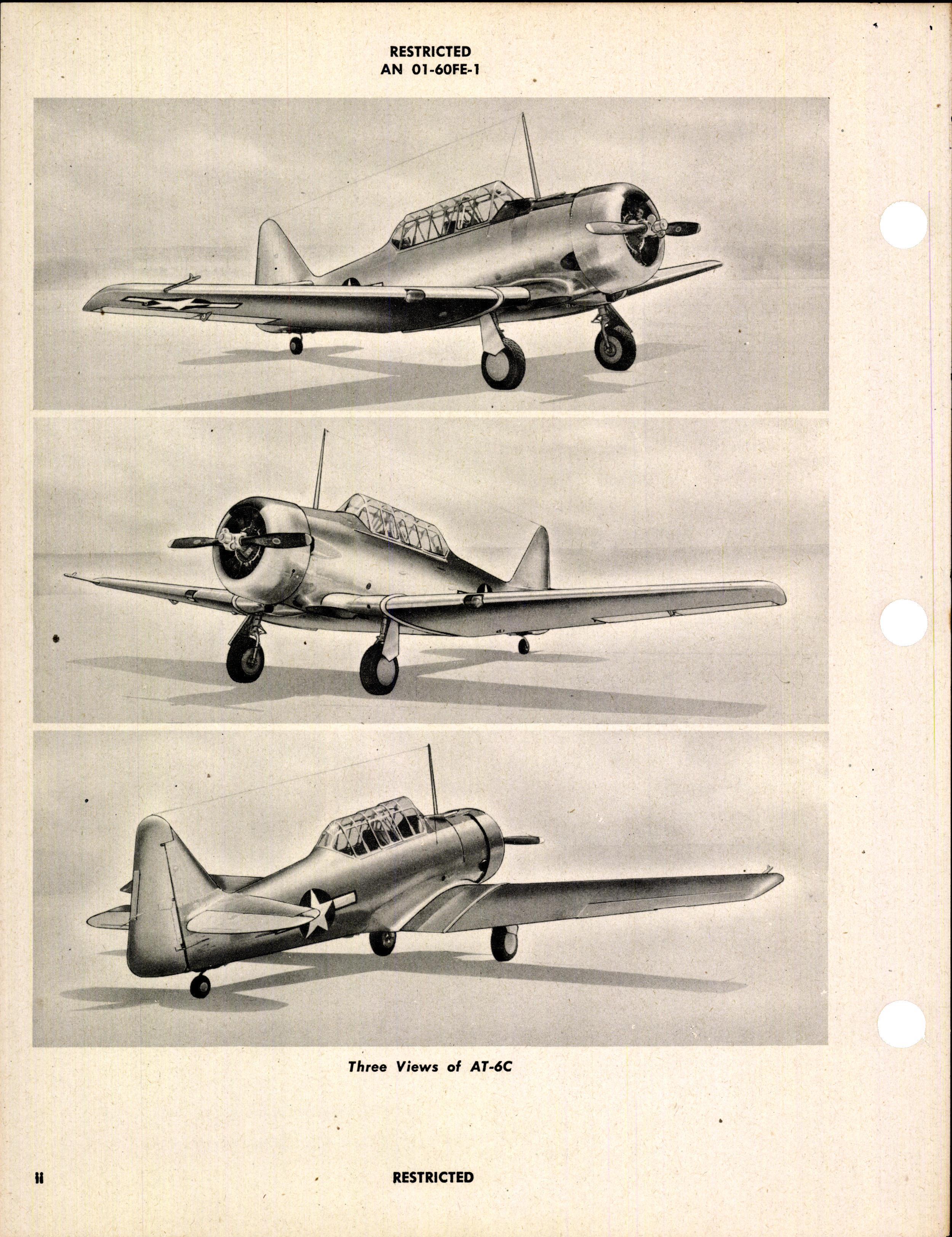 Sample page 4 from AirCorps Library document: Pilot's Flight Operating Instructions for AT-6C