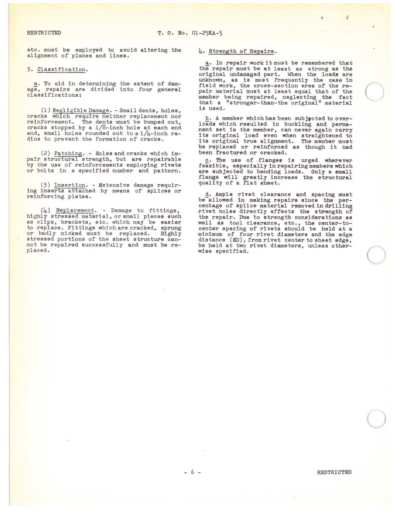 Sample page 8 from AirCorps Library document: Structural Repair Manual for the AT-9 Advanced Training Airplane