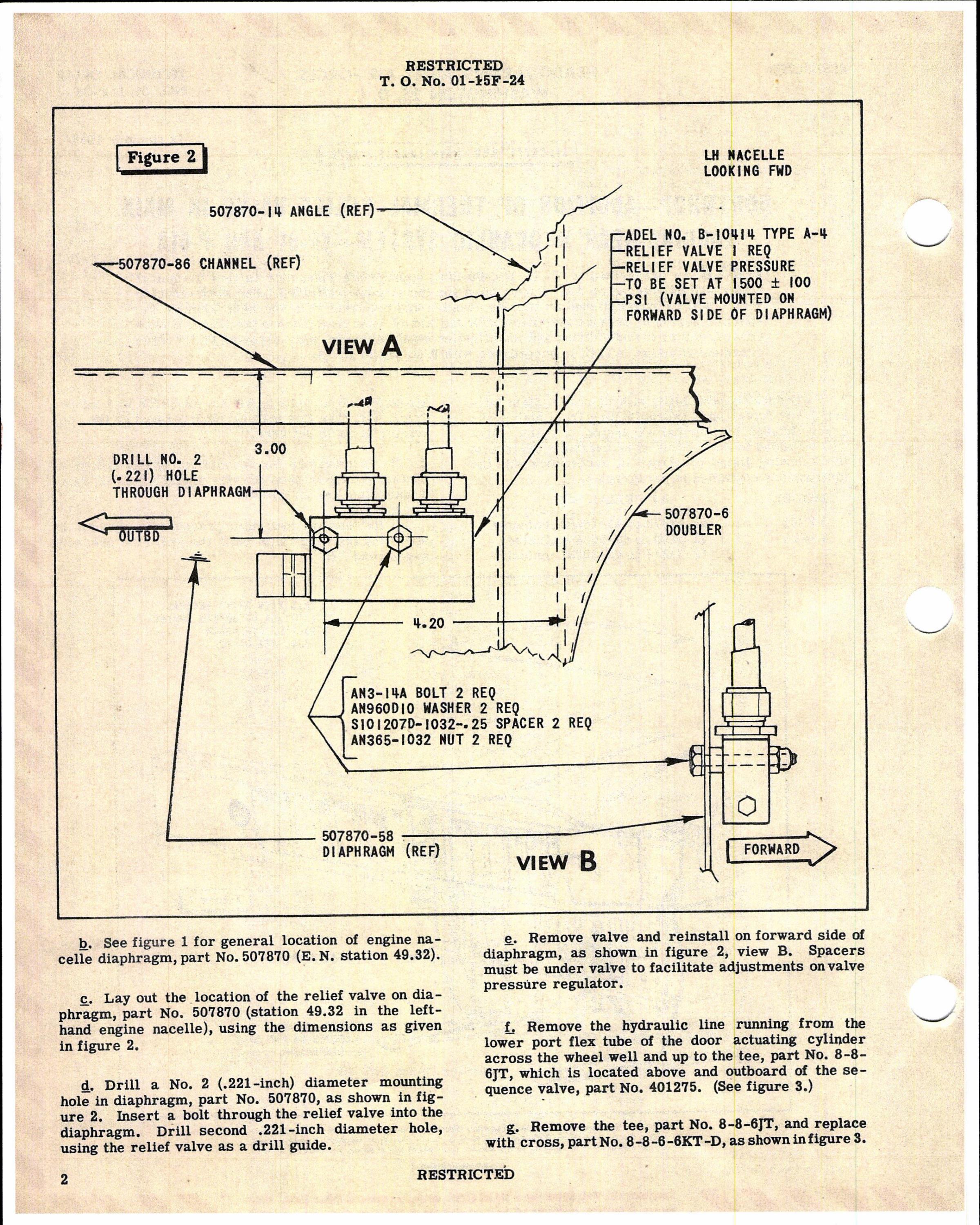 Sample page 2 from AirCorps Library document: Thermal Relief Valve in Main Landing Gear Hydraulic System