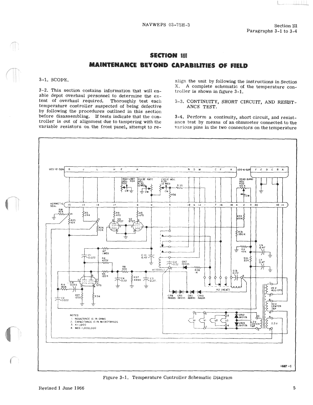 Sample page 9 from AirCorps Library document: Overhaul Instructions for Temperature Controller - Parts 25730028-03 and 25730028-04 