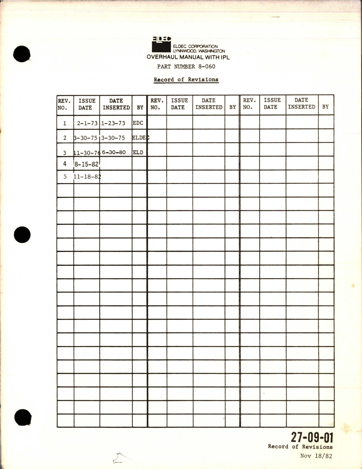 Sample page 5 from AirCorps Library document: Overhaul with Illustrated Parts List for Solid State Proximity Switch PC Assembly - Parts 8-060-02, 8-060-07, and 8-060-10