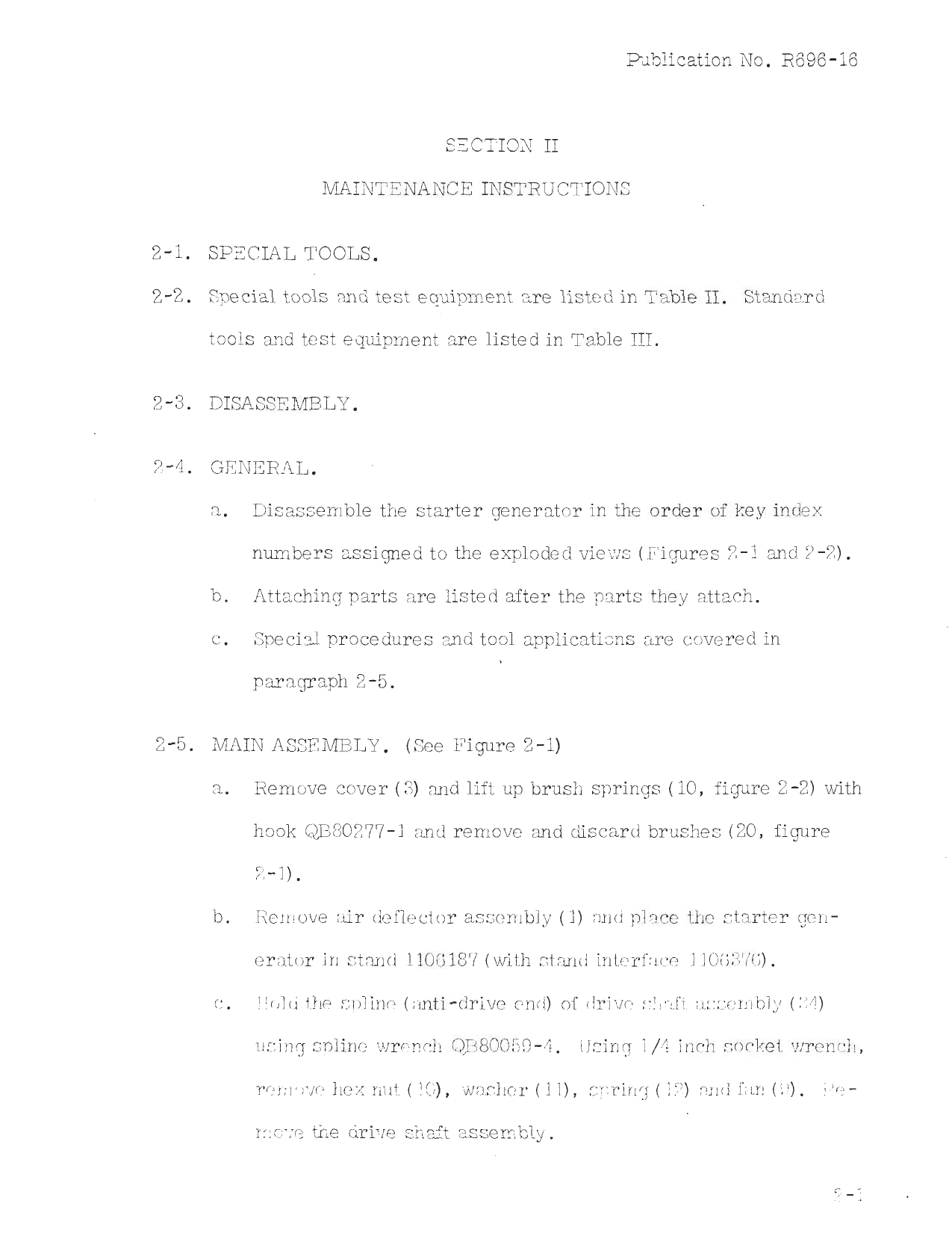 Sample page 8 from AirCorps Library document: Maintenance Instructions with Illustrated Parts List for DC Starter Generator - Type 30B69-7-A, 30B56-17-A, and 30B65-17-A