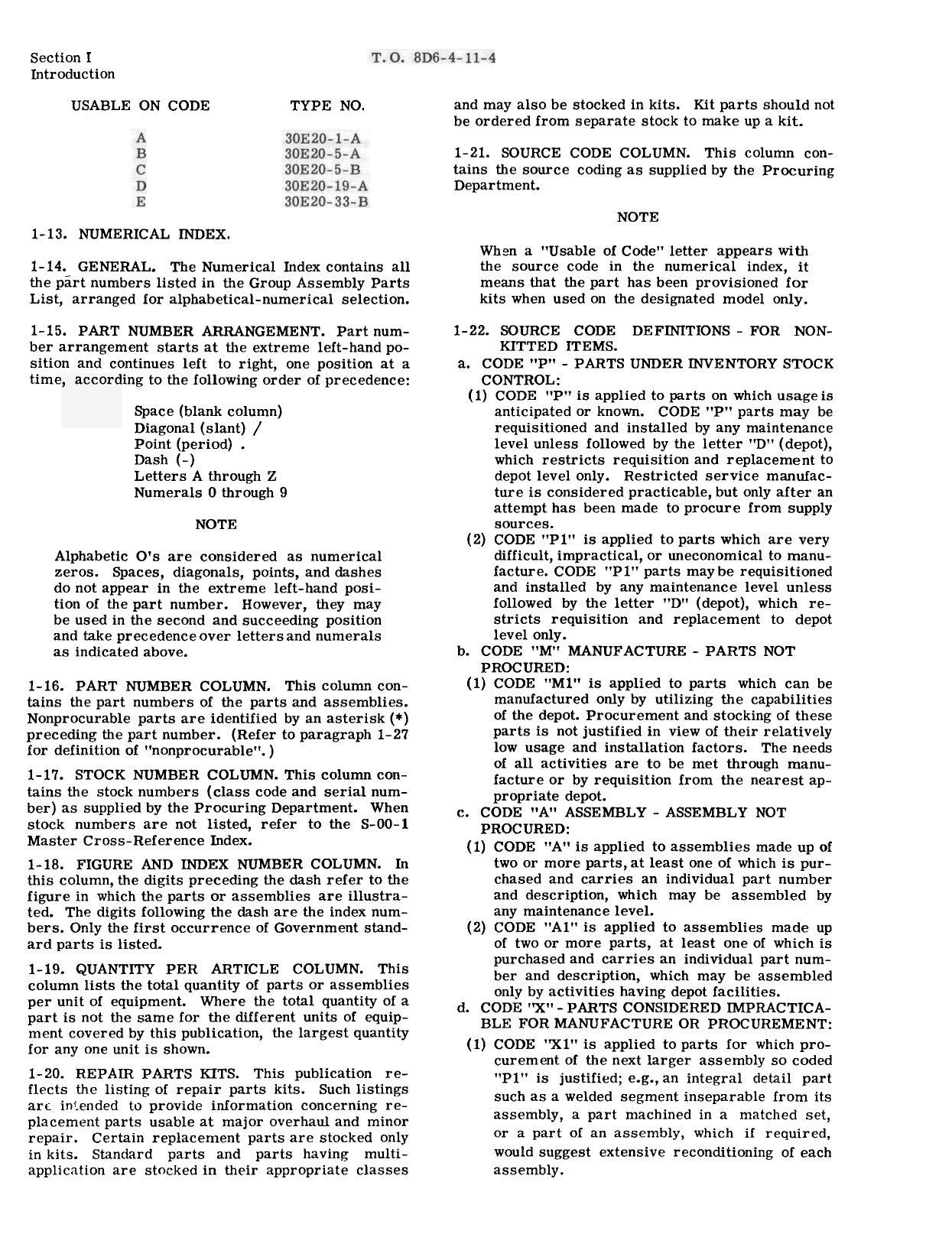 Sample page 5 from AirCorps Library document: Illustrated Parts Breakdown for Direct Current Generator - Types 30E20-1-A, 30E20-5-A, 30E20-5-B, 30E20-19-A, and 30E20-33-B 