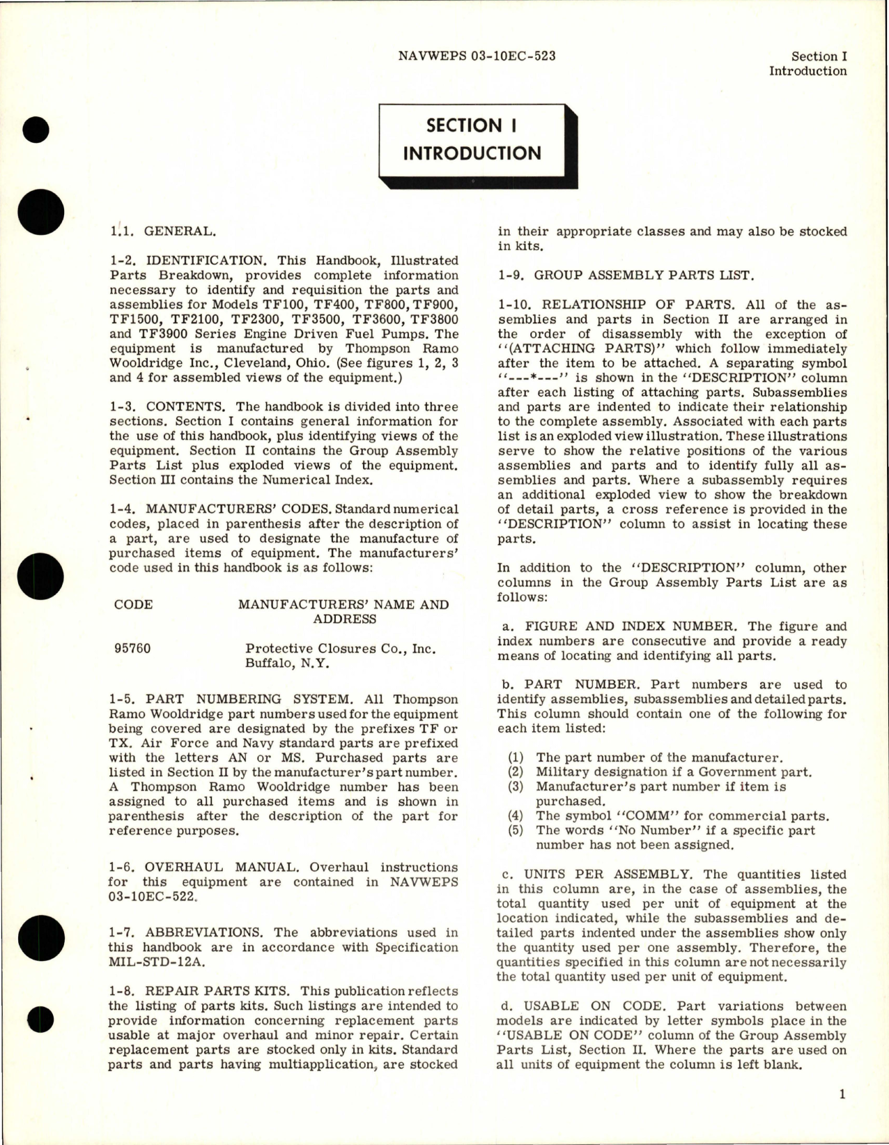 Sample page 5 from AirCorps Library document: Overhaul Instructions for Water Regulators 