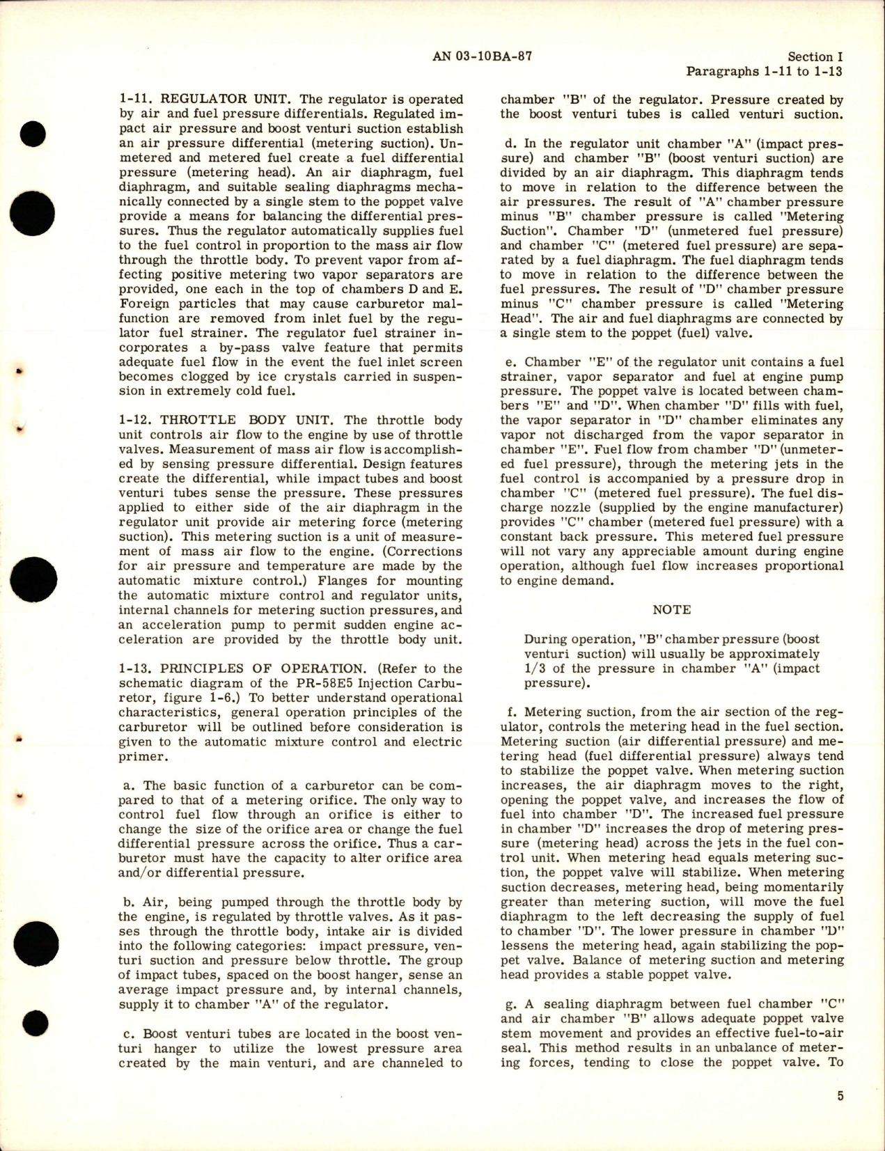 Sample page 9 from AirCorps Library document: Overhaul Instructions for Injection Carburetor - Model PR-58E5