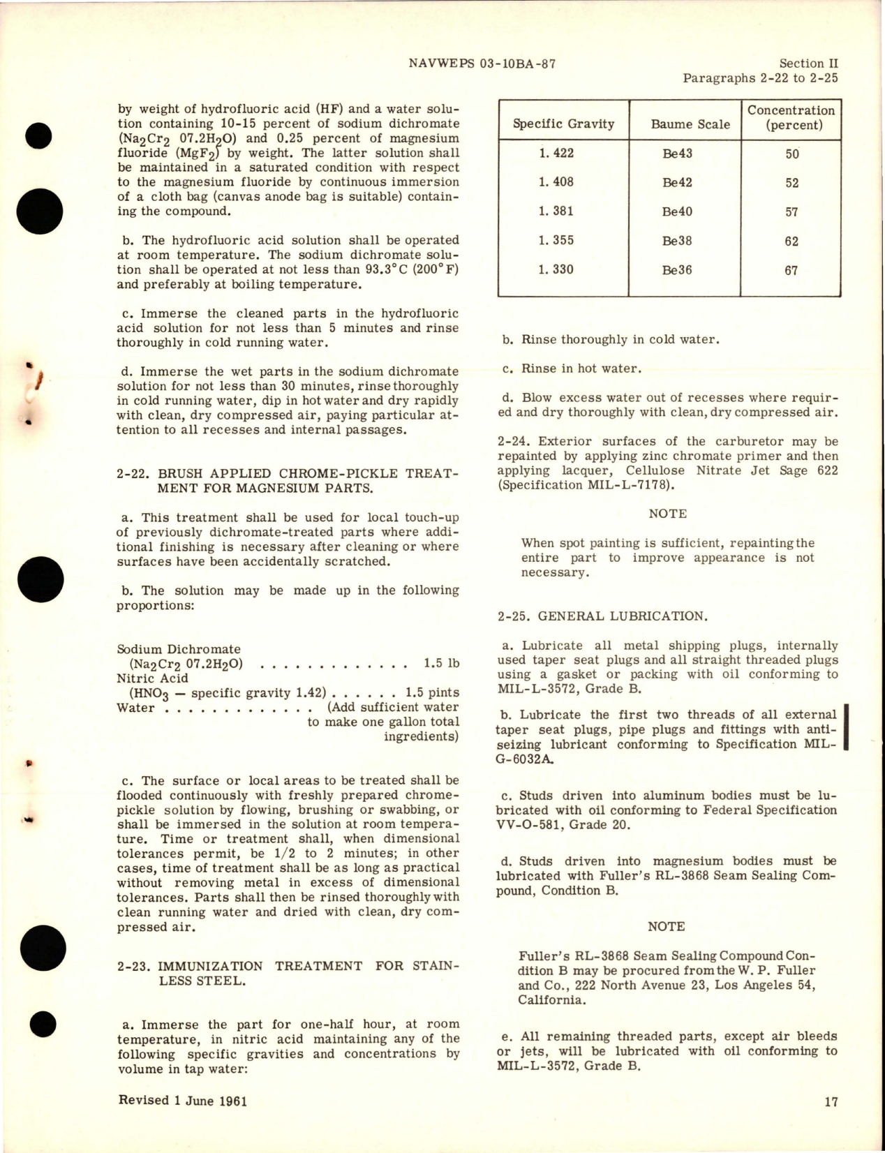 Sample page 7 from AirCorps Library document: Overhaul Instructions for Injection Carburetor - Model PR-58E5