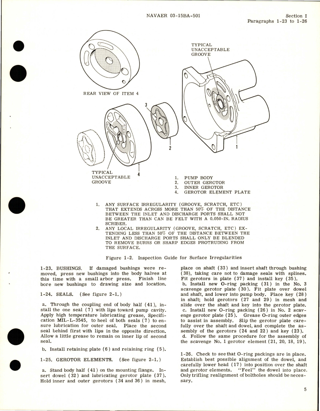 Sample page 7 from AirCorps Library document: Overhaul Instructions with Illustrated Parts Breakdown for Oil Pump - Models GD-31-2 and GD-31-4