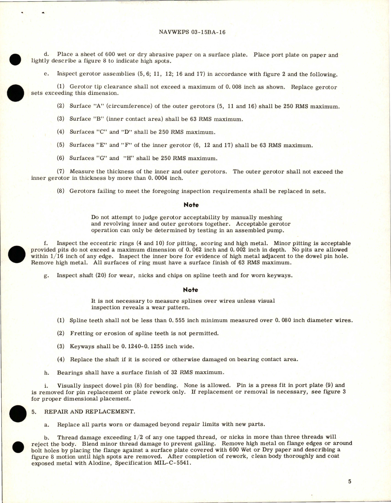Sample page 5 from AirCorps Library document: Overhaul Instructions with Parts for Transfer Gear Case Scavenge Pump - Model GD 279 and GD 279-1