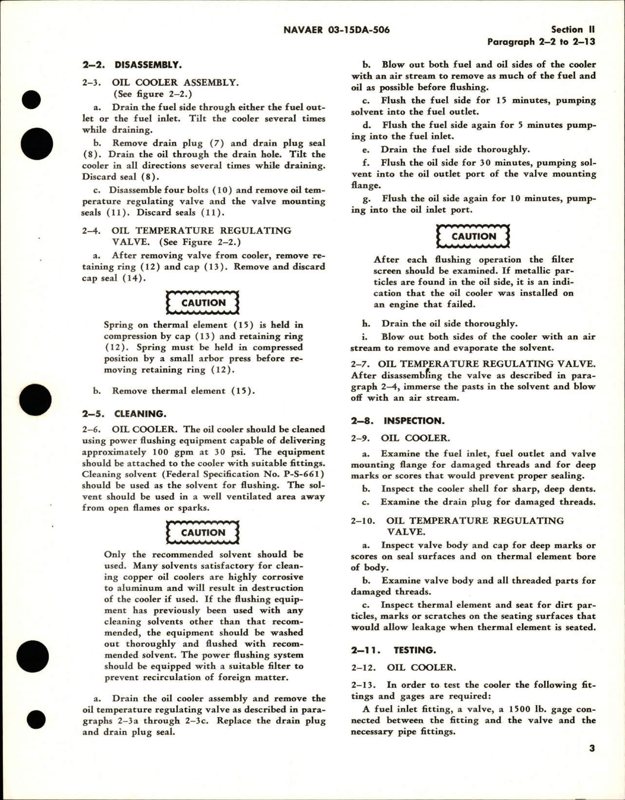 Sample page 7 from AirCorps Library document: Overhaul Instructions for Oil Cooler Assemblies - Parts 63598, 69200 and 69200-1