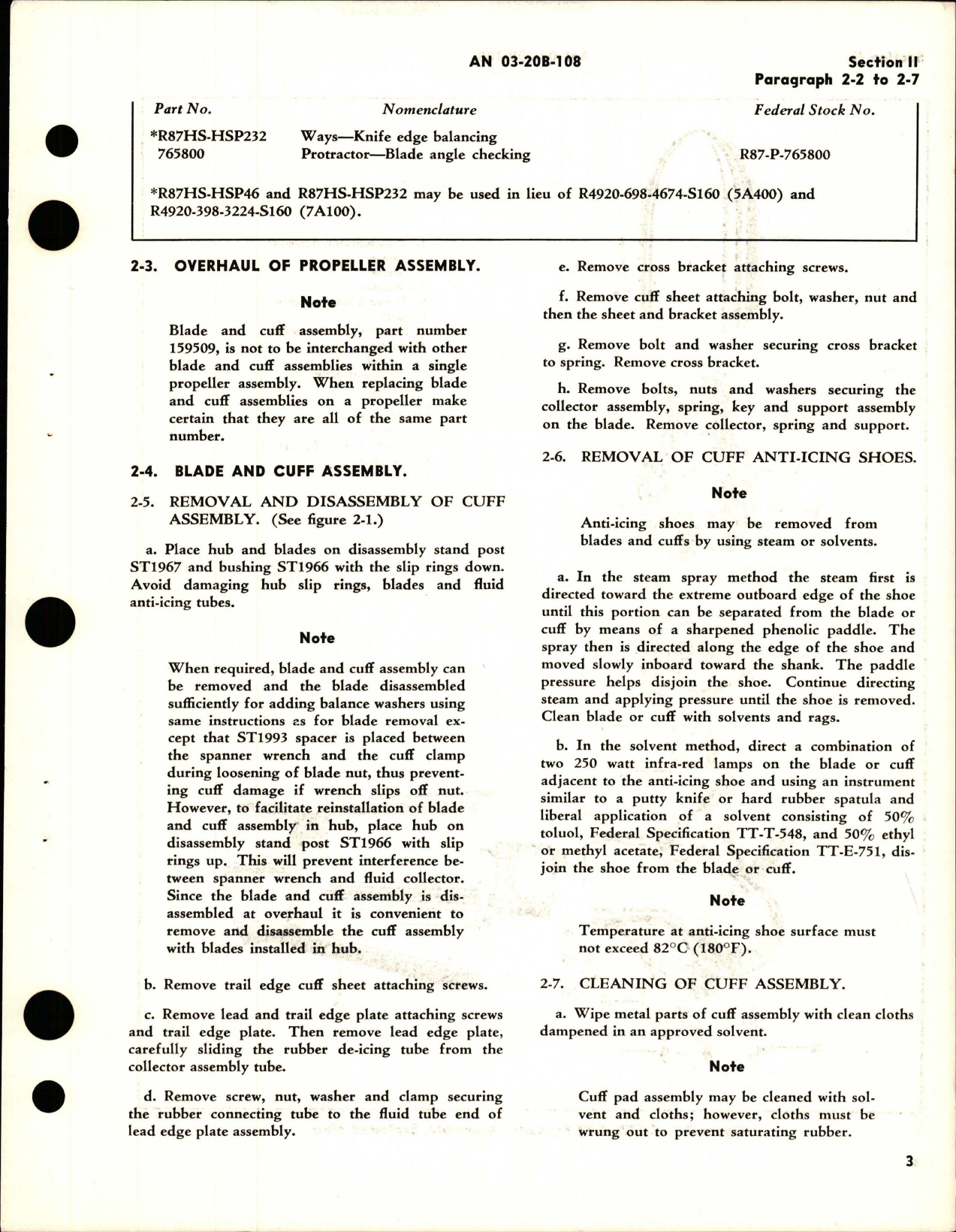 Sample page 9 from AirCorps Library document: Overhaul Instructions for Pitch Lever Type Electric Propeller - Models C432S-C2, C432S-C22, C432S-C24, C432S-C-26 