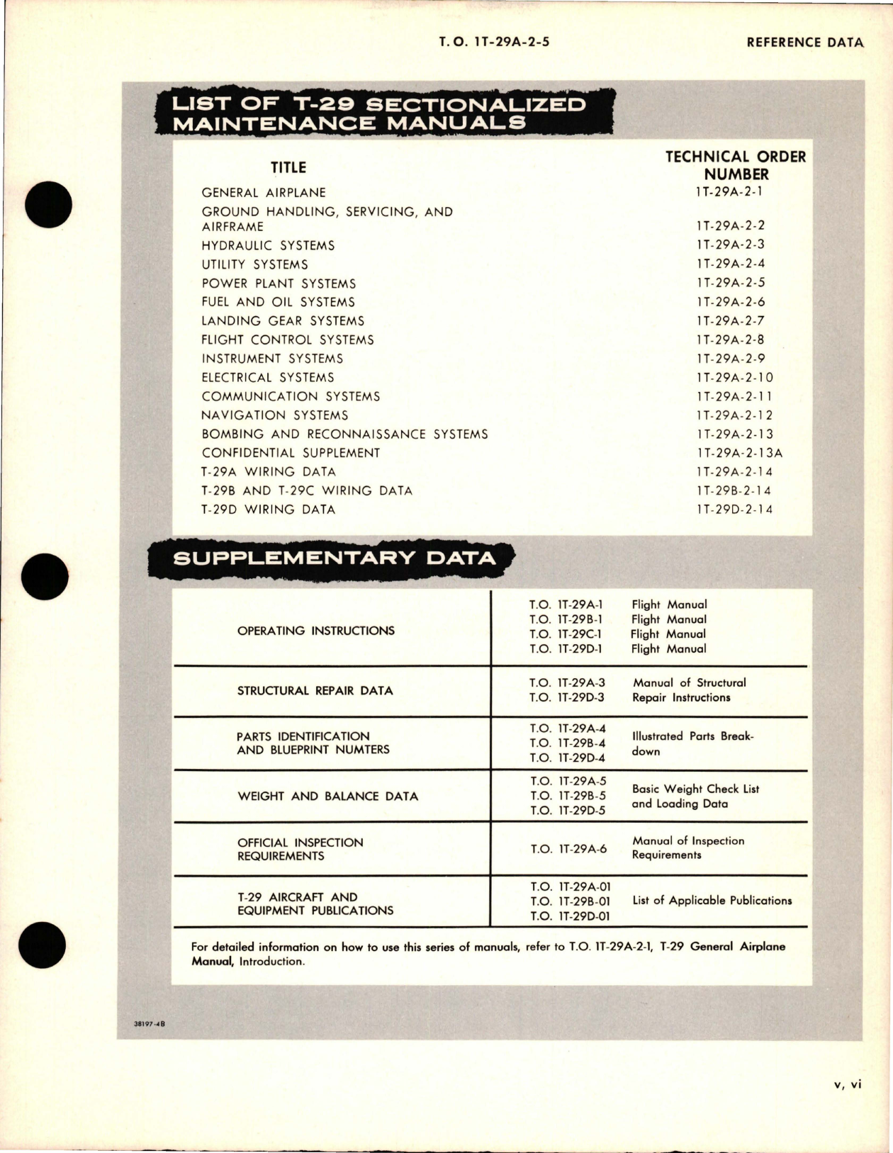 Sample page 7 from AirCorps Library document: Maintenance for Power Plant Systems for T-29A, T-29B, T-29C and T-29D