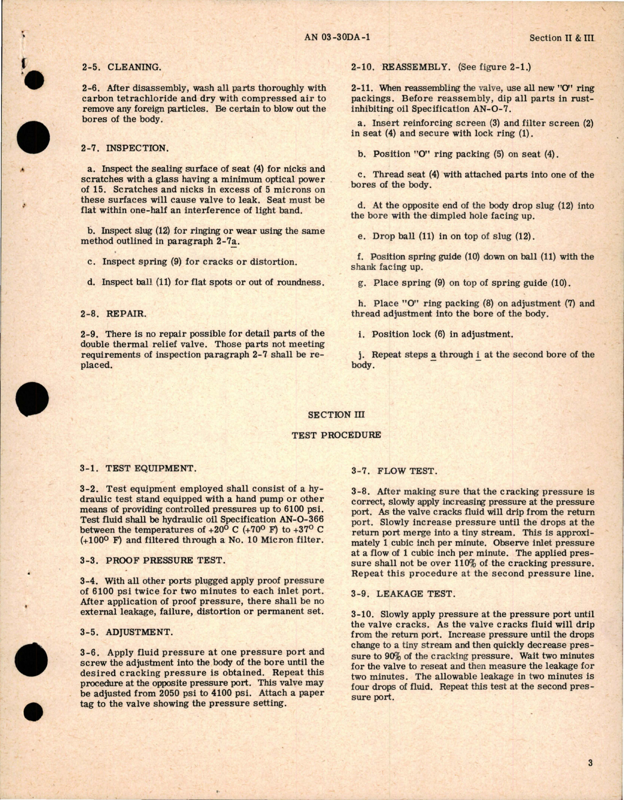 Sample page 5 from AirCorps Library document: Overhaul Instructions for Double Thermal Relief Valve - Part MTR-4-03