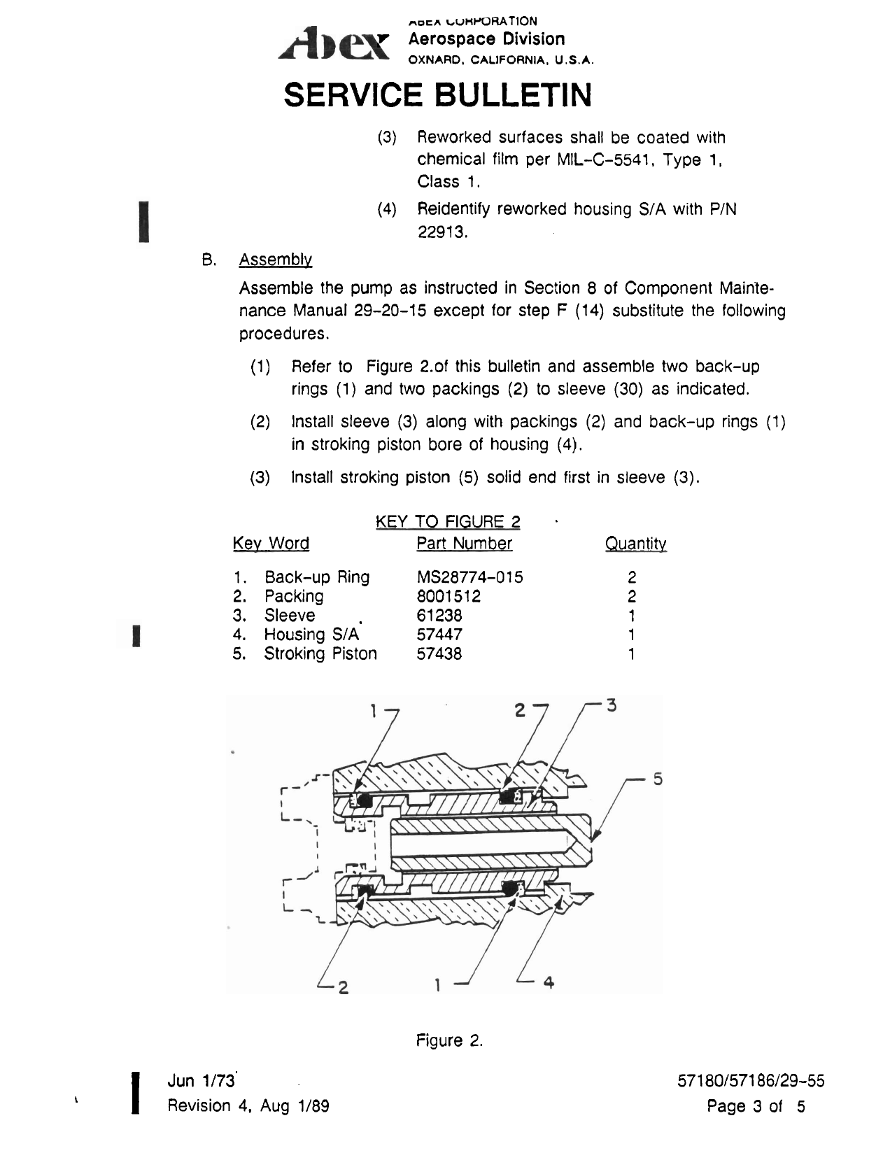 Sample page 5 from AirCorps Library document: Rework Pump Housing for Hydraulic Power Electric Motor Pump