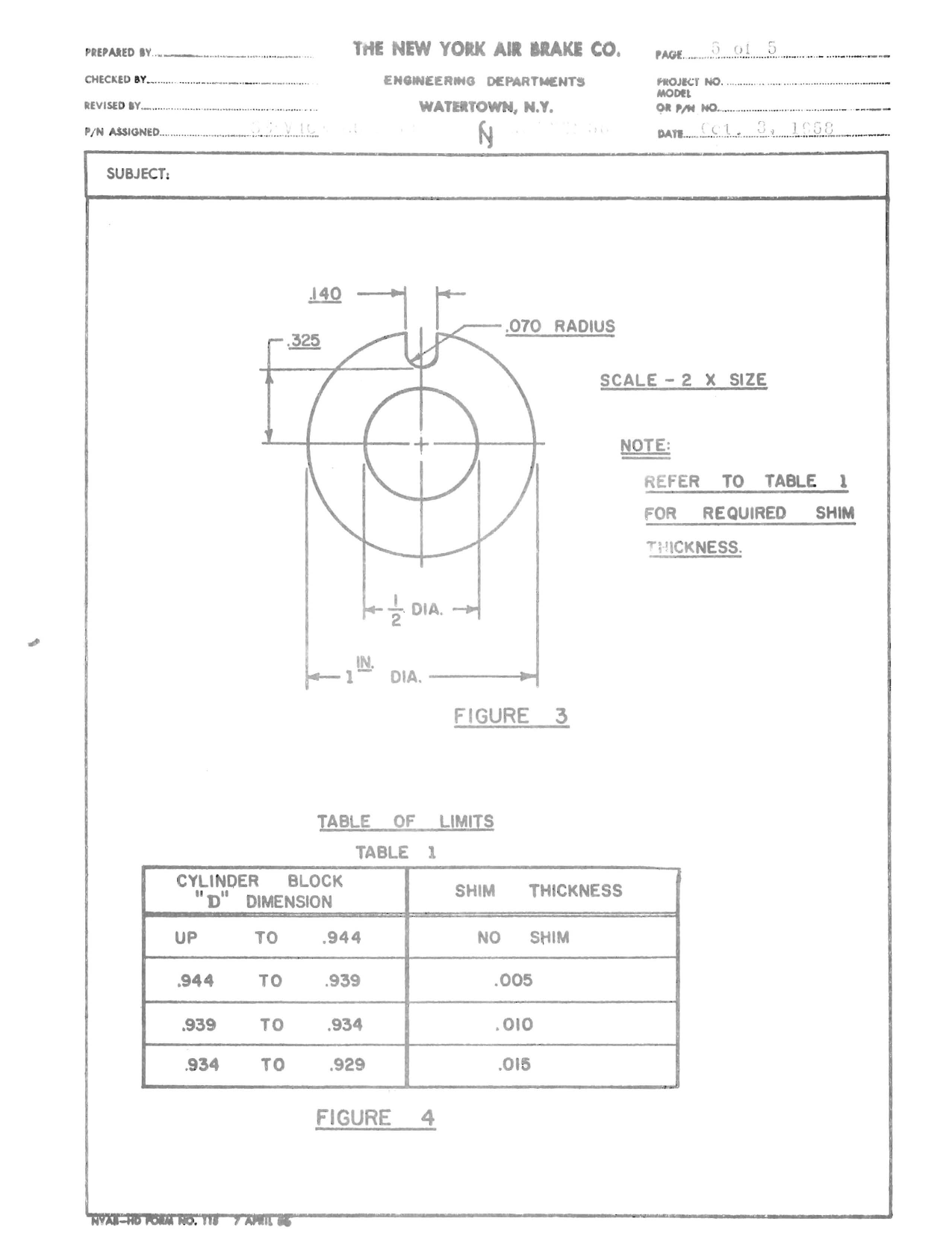 Sample page 5 from AirCorps Library document: Instructions for Installation of Shim under Cylinder Block Pivot Post to Increase Service Life of Cylinder Block - 65WC06001 Pump