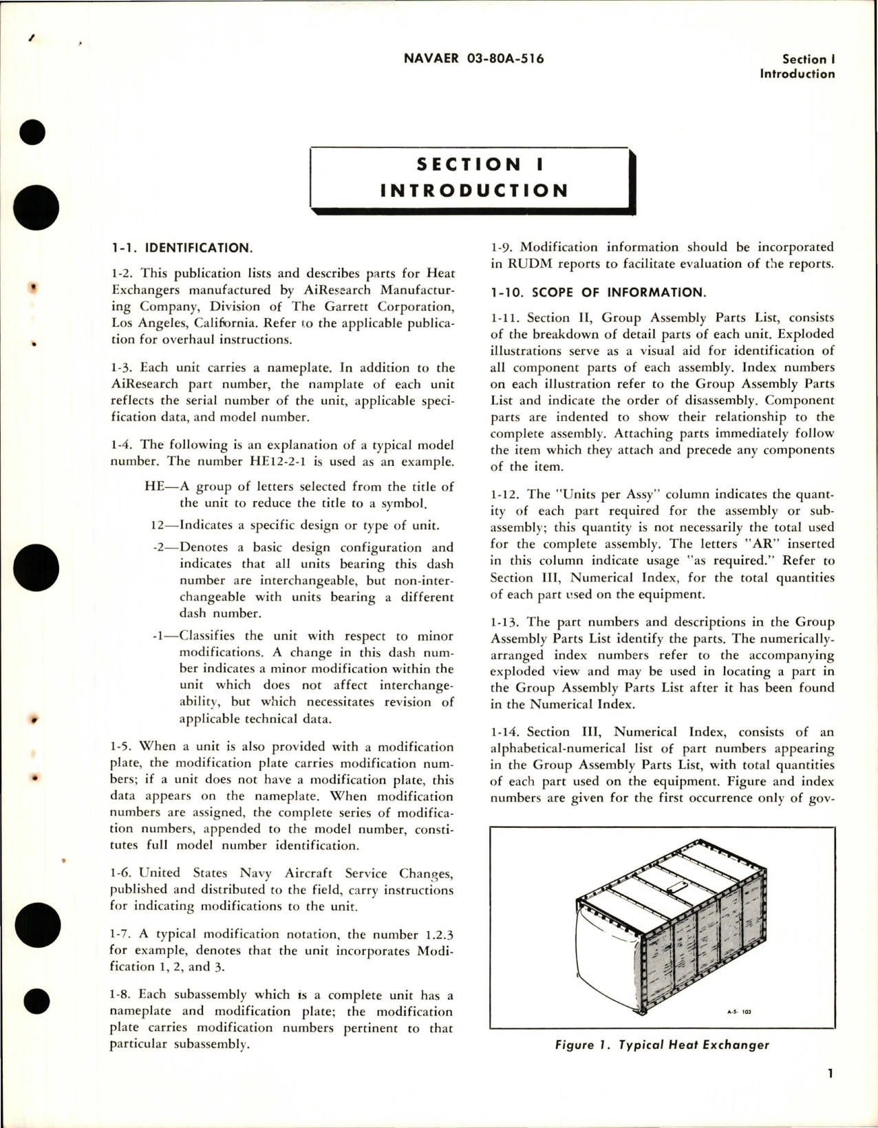 Sample page 5 from AirCorps Library document: Illustrated Parts Breakdown for Heat Exchangers