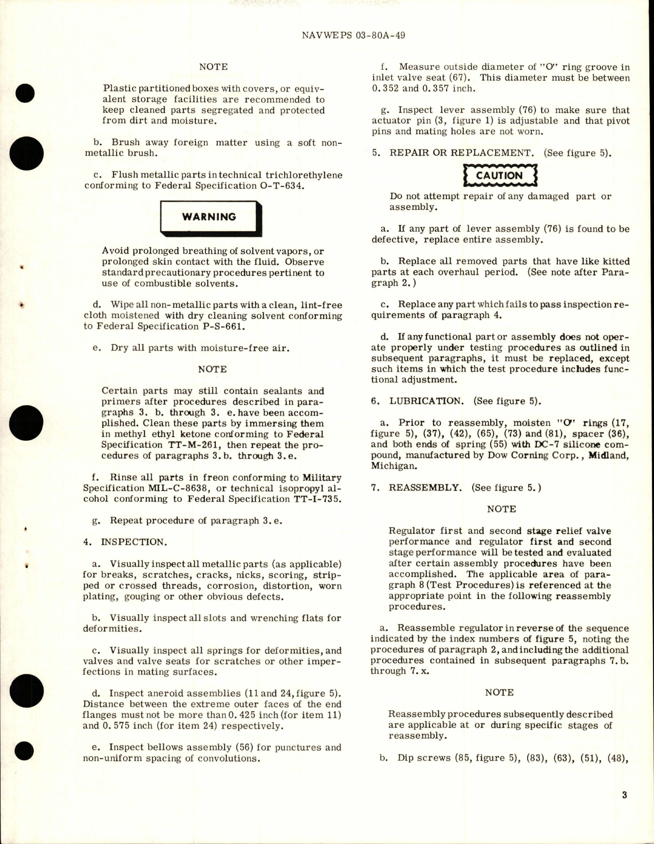 Sample page 5 from AirCorps Library document: Overhaul Instructions with Parts Breakdown for Absolute Pressure Regulator