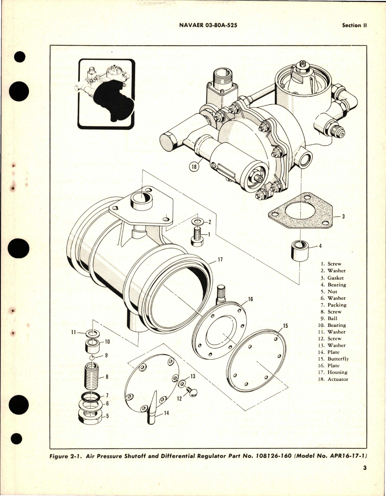 Sample page 7 from AirCorps Library document: Overhaul Instructions for Air Pressure Shutoff and Differential Regulator - Part 108126-160 - Model APR16-17