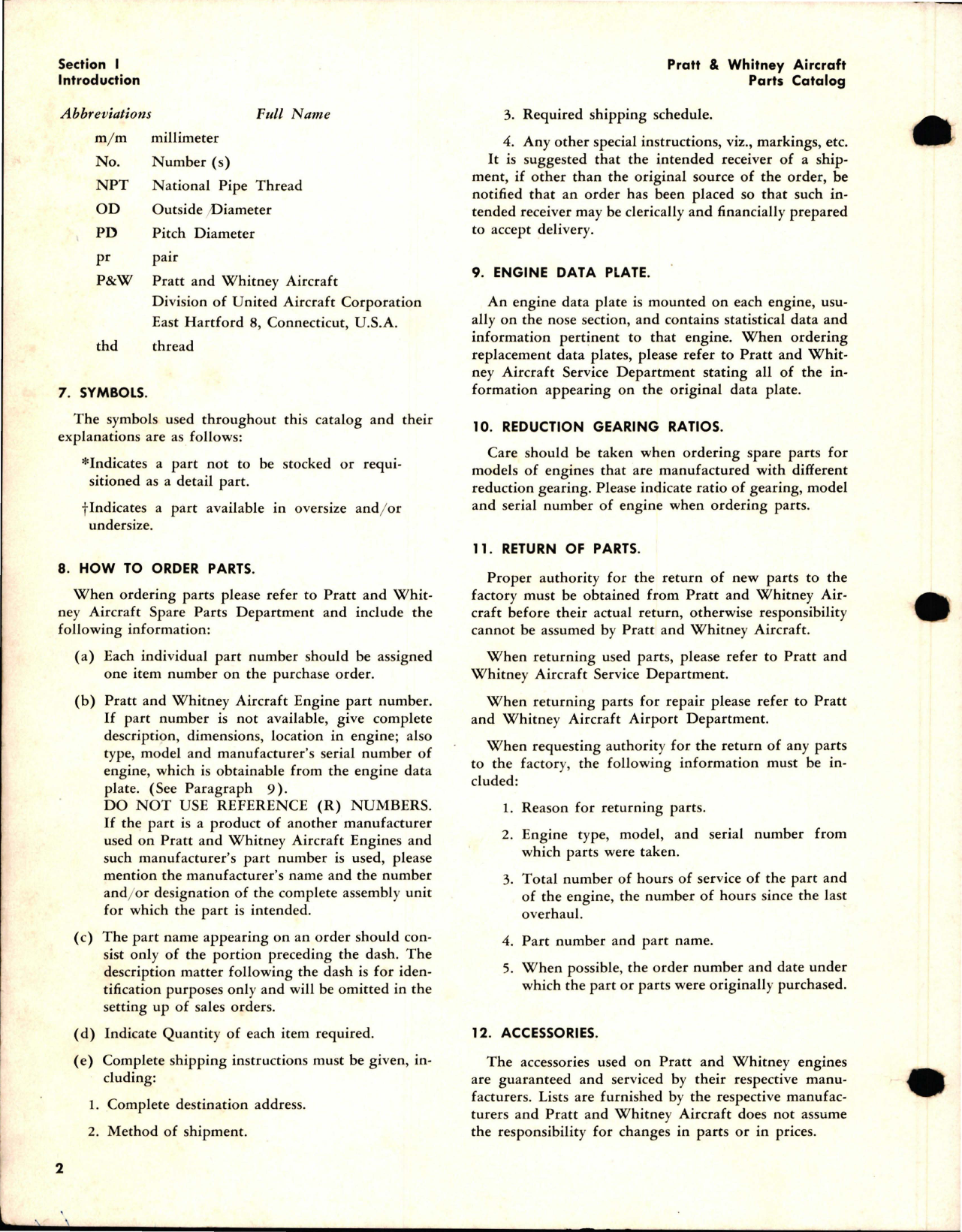 Sample page 5 from AirCorps Library document: Parts Catalog for Twin Wasp Model R-1830-C3G & -92 Pratt & Whitney Engines