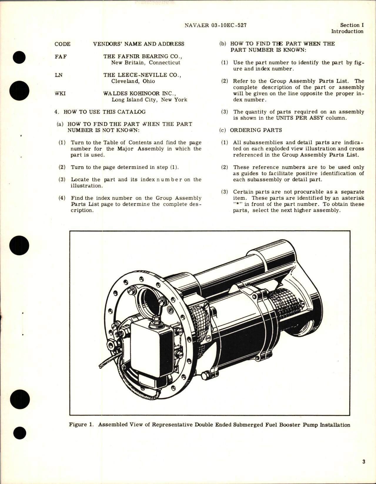 Sample page 5 from AirCorps Library document: Illustrated Parts Breakdown for Double Ended Fuel Booster Pump - TB107400, TB107400-1, TB107400-2, and TB107400-3