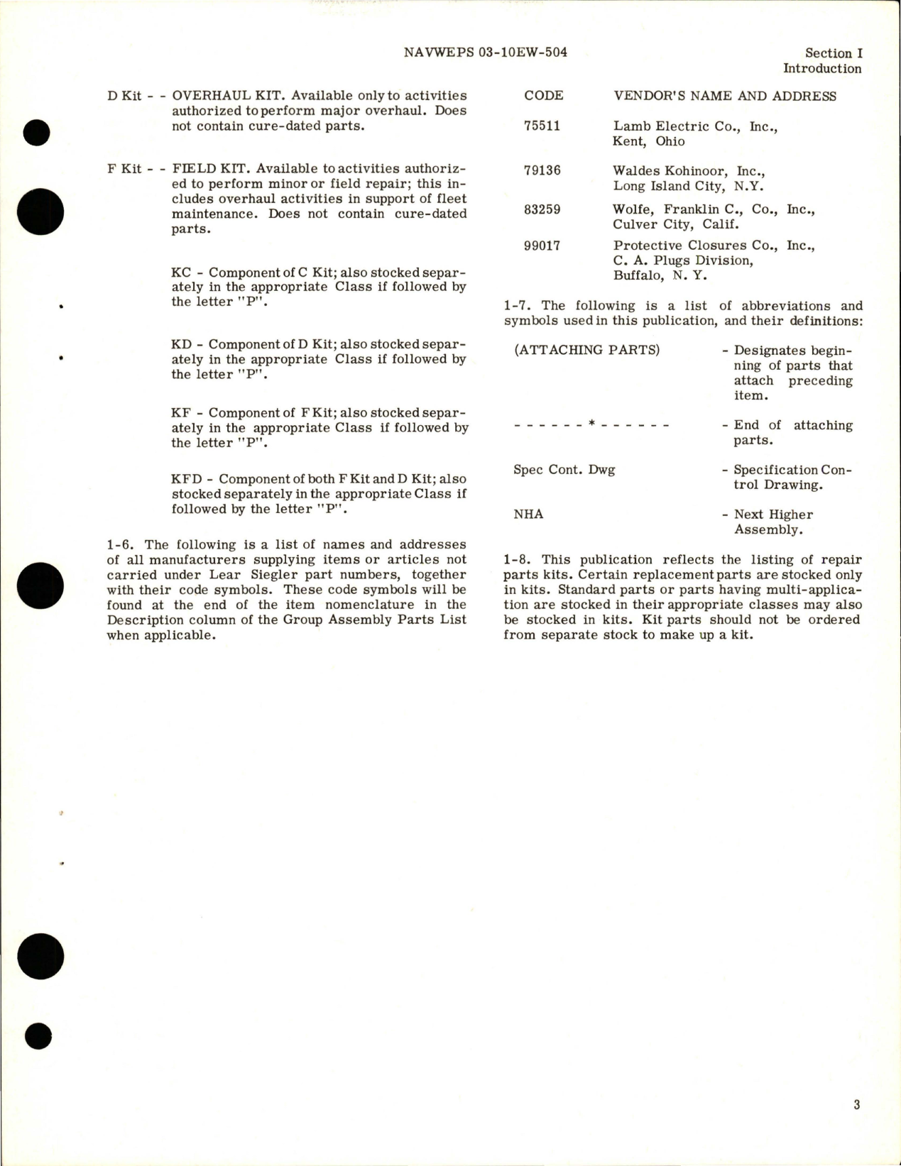 Sample page 5 from AirCorps Library document: Illustrated Parts Breakdown for Electric Motor Driven Oil Transfer Pump - Model RG9840