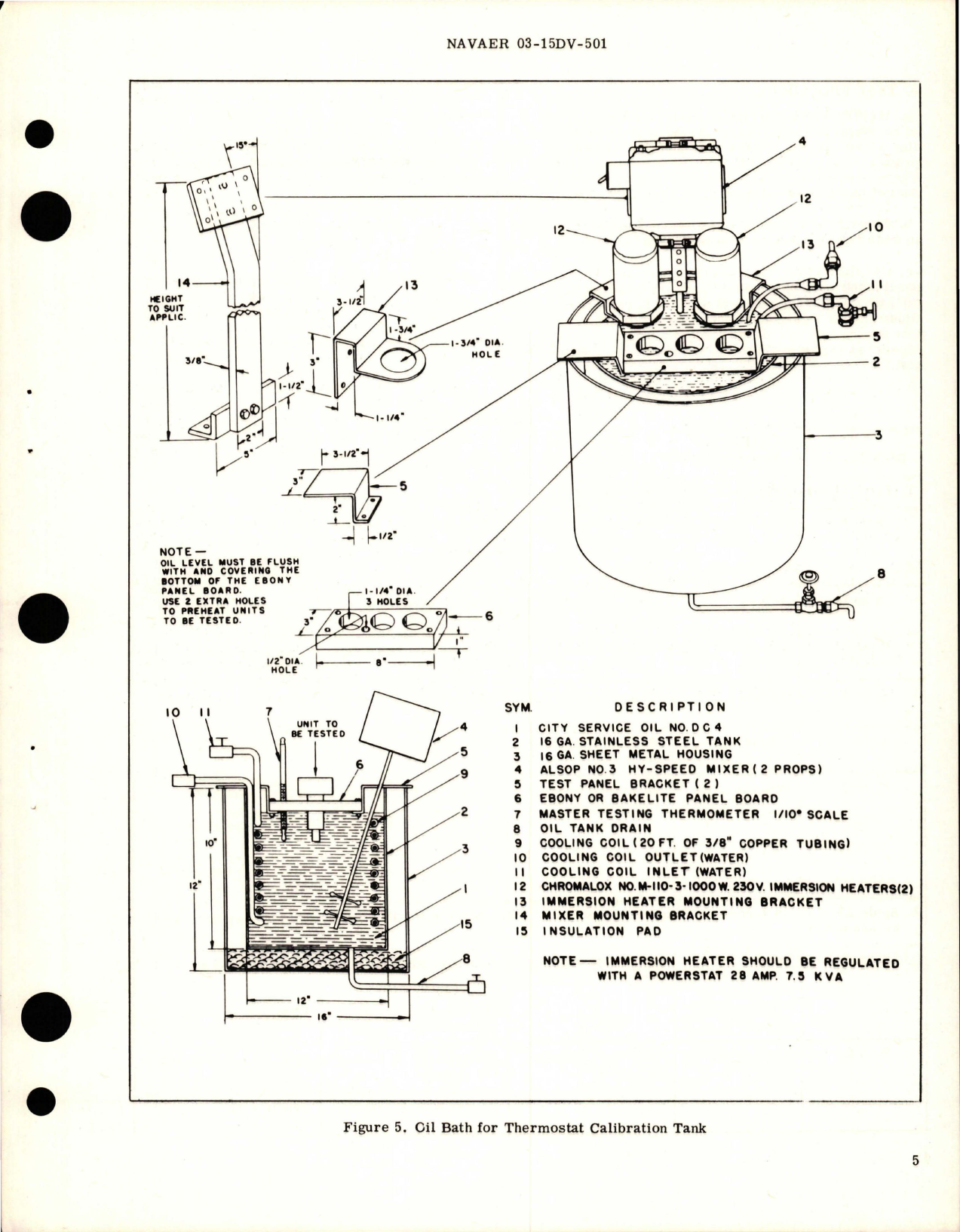 Sample page 5 from AirCorps Library document: Overhaul Instructions with Parts Breakdown for Aircraft Oil Temperature Control Thermostat - 53C158-1