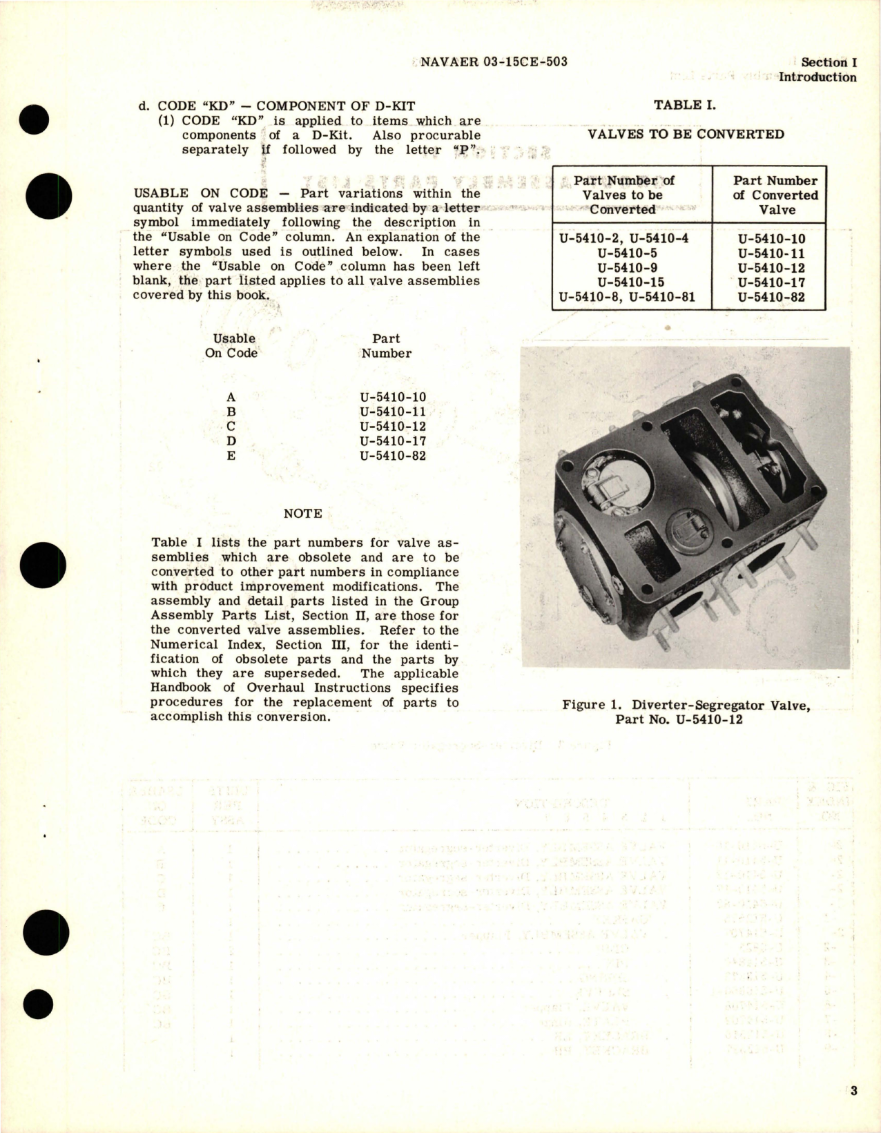 Sample page 5 from AirCorps Library document: Illustrated Parts Breakdown for Diverter Segregator Valve Assemblies