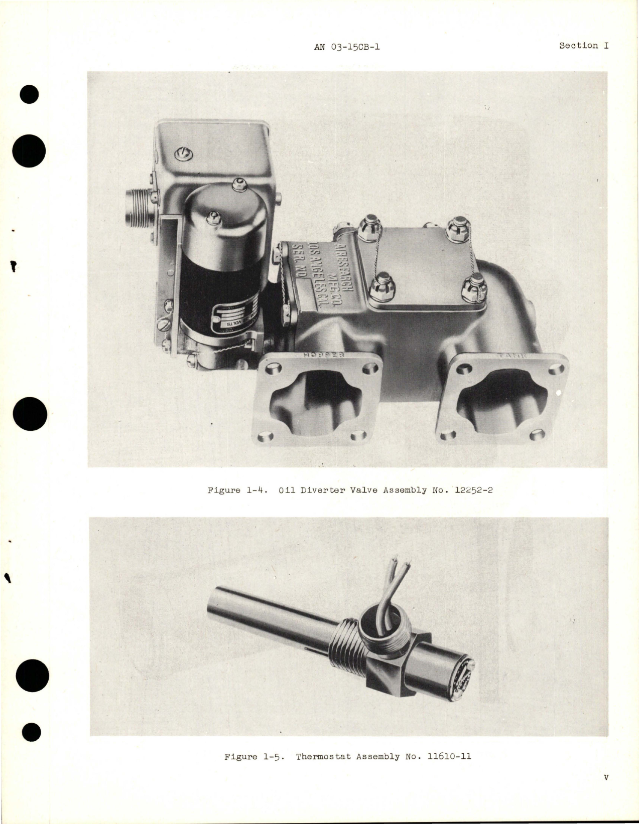 Sample page 7 from AirCorps Library document: Operation, Service and Overhaul Instructions for Oil Diverter Valve Assembly, Floating Control Thermostat Assembly and Thermostat Assembly