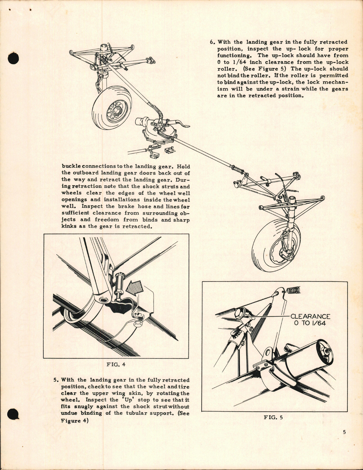 Sample page 5 from AirCorps Library document: Landing Gear Service Letter for Beechcraft Bonanza