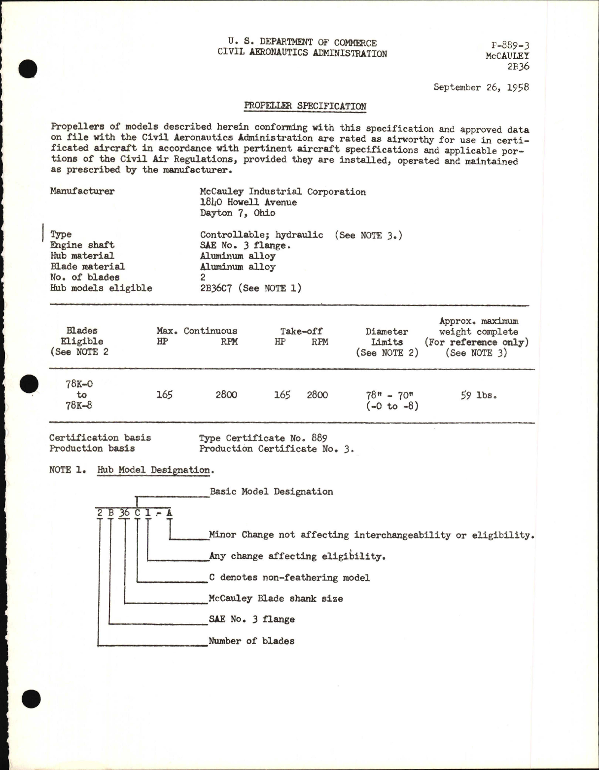 Sample page 1 from AirCorps Library document: 2B36