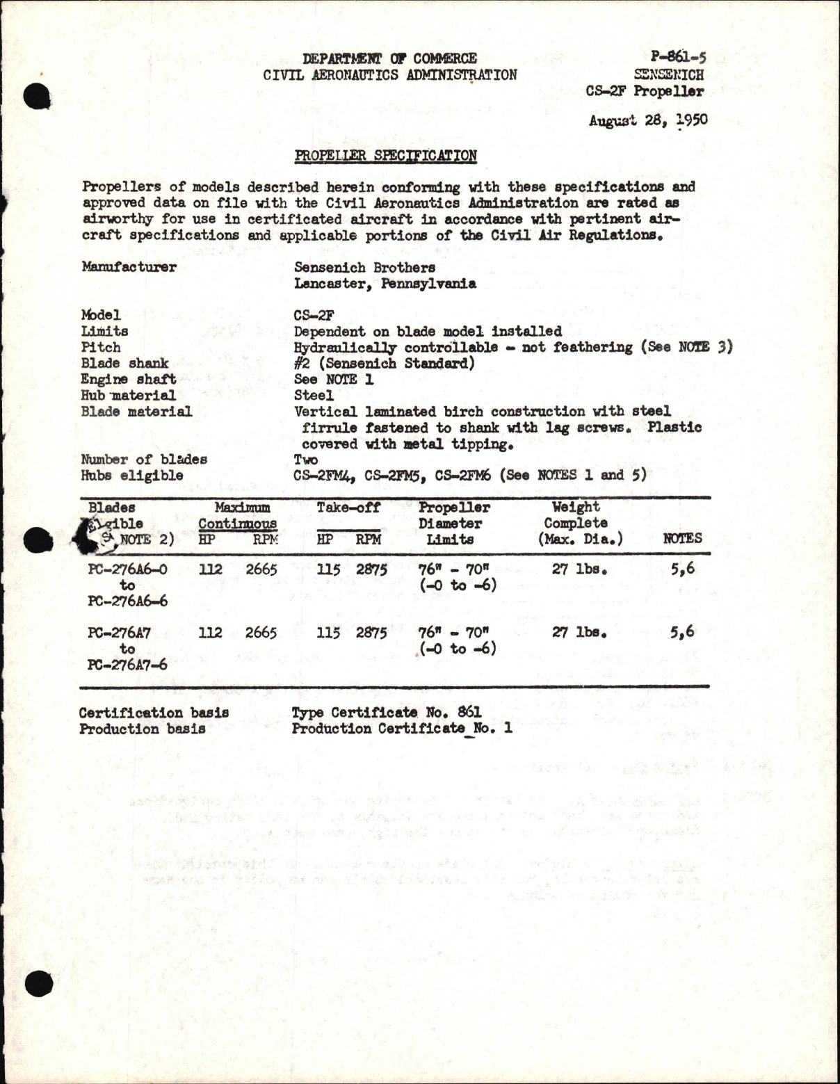 Sample page 1 from AirCorps Library document: CS-2F