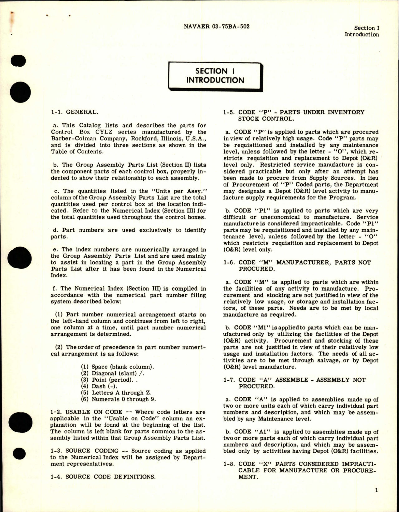 Sample page 5 from AirCorps Library document: Illustrated Parts Breakdown for Aircraft Temperature Control System Control Box