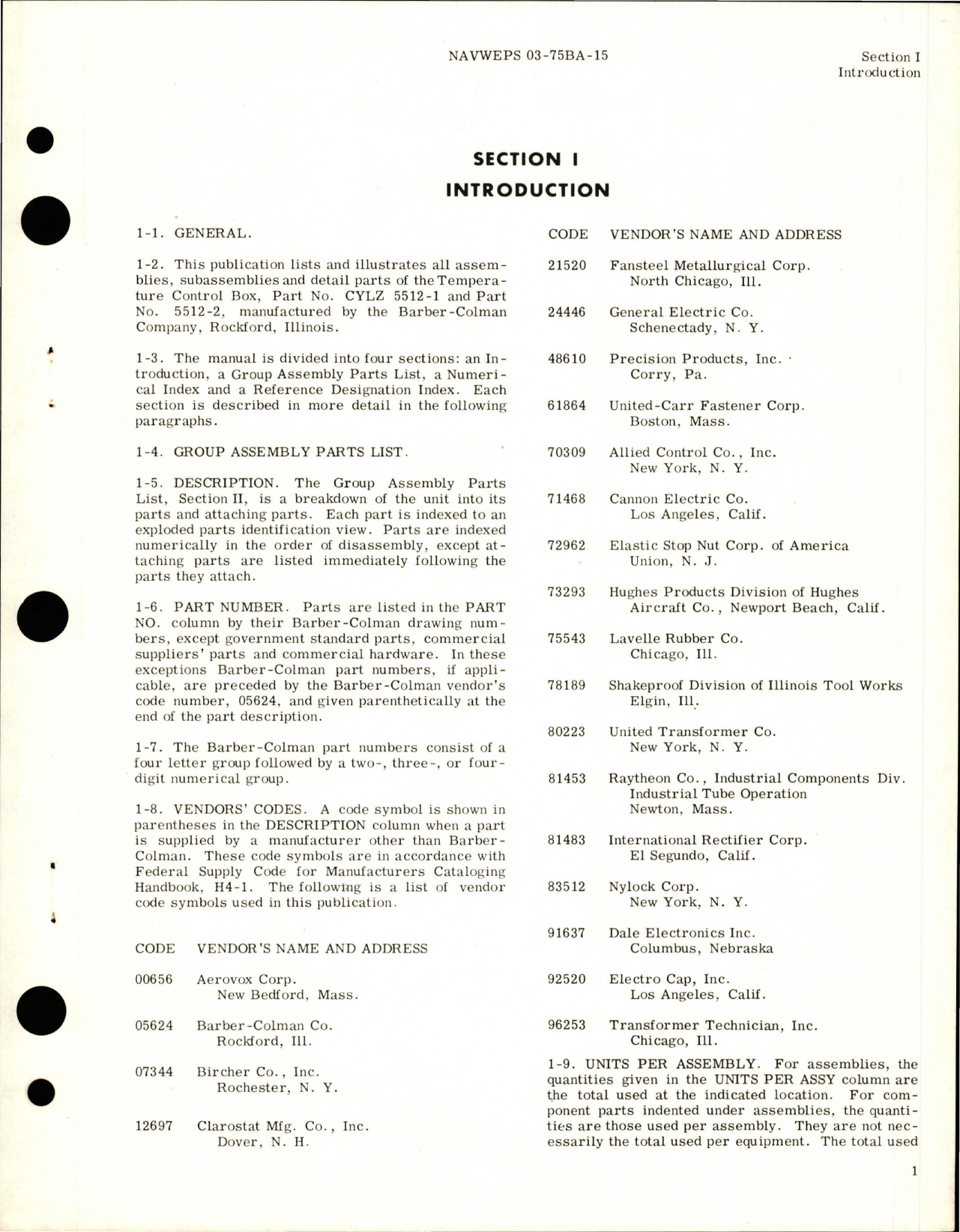 Sample page 5 from AirCorps Library document: Illustrated Parts Breakdown for Control Box Canopy Defrost - Parts CYLZ 5512-1 and CYLZ 5512-2