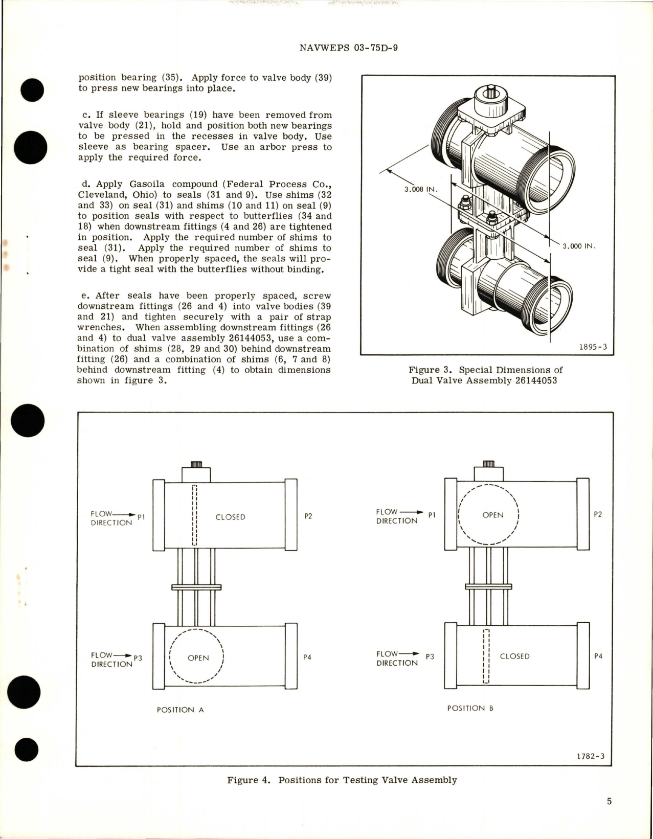 Sample page 5 from AirCorps Library document: Overhaul Instructions with Illustrated Parts Breakdown for Dual Valve Assembly