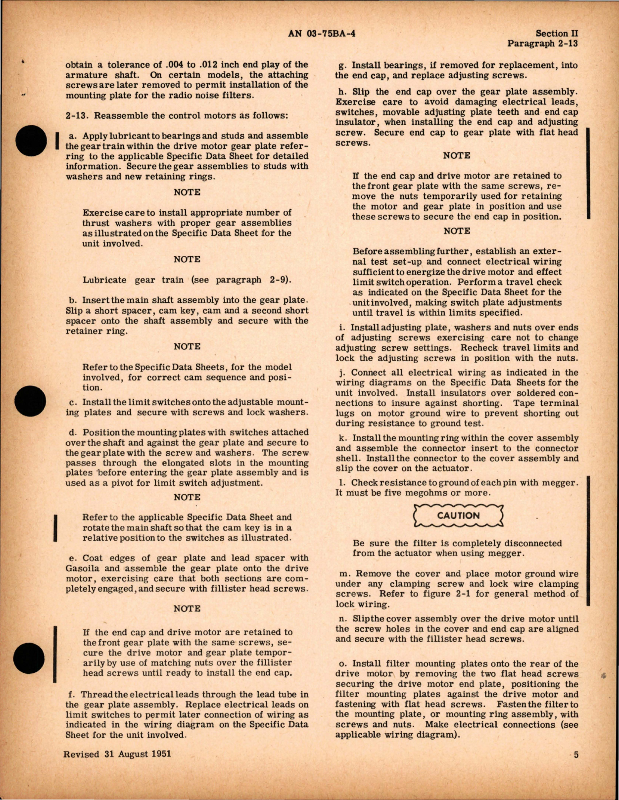 Sample page 9 from AirCorps Library document: Overhaul Instructions for Aircraft Actuators - Part EYLC Series