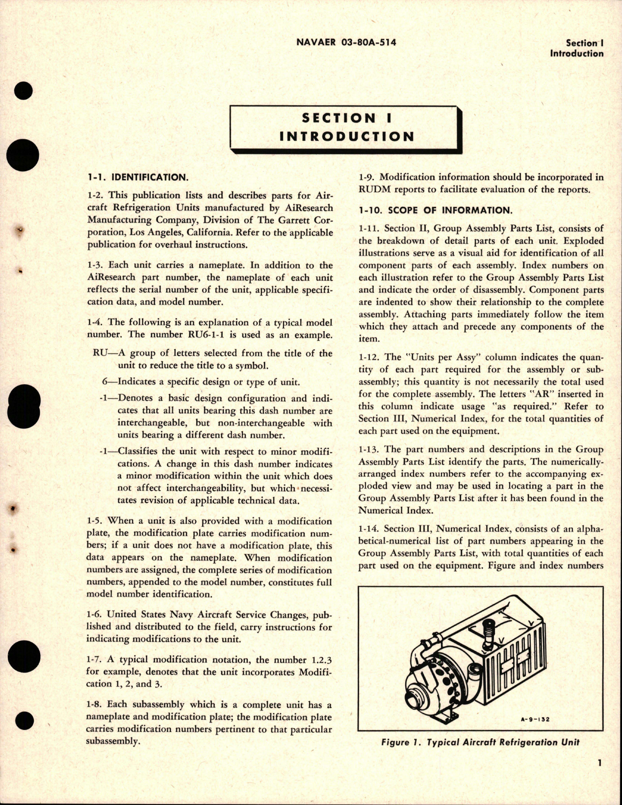 Sample page 5 from AirCorps Library document: Illustrated Parts Breakdown for Aircraft Refrigeration Units 