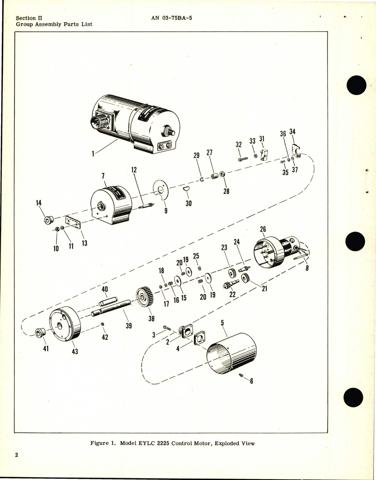 Sample page 6 from AirCorps Library document: Parts Catalog for Control Motors - Part EYLC Series 