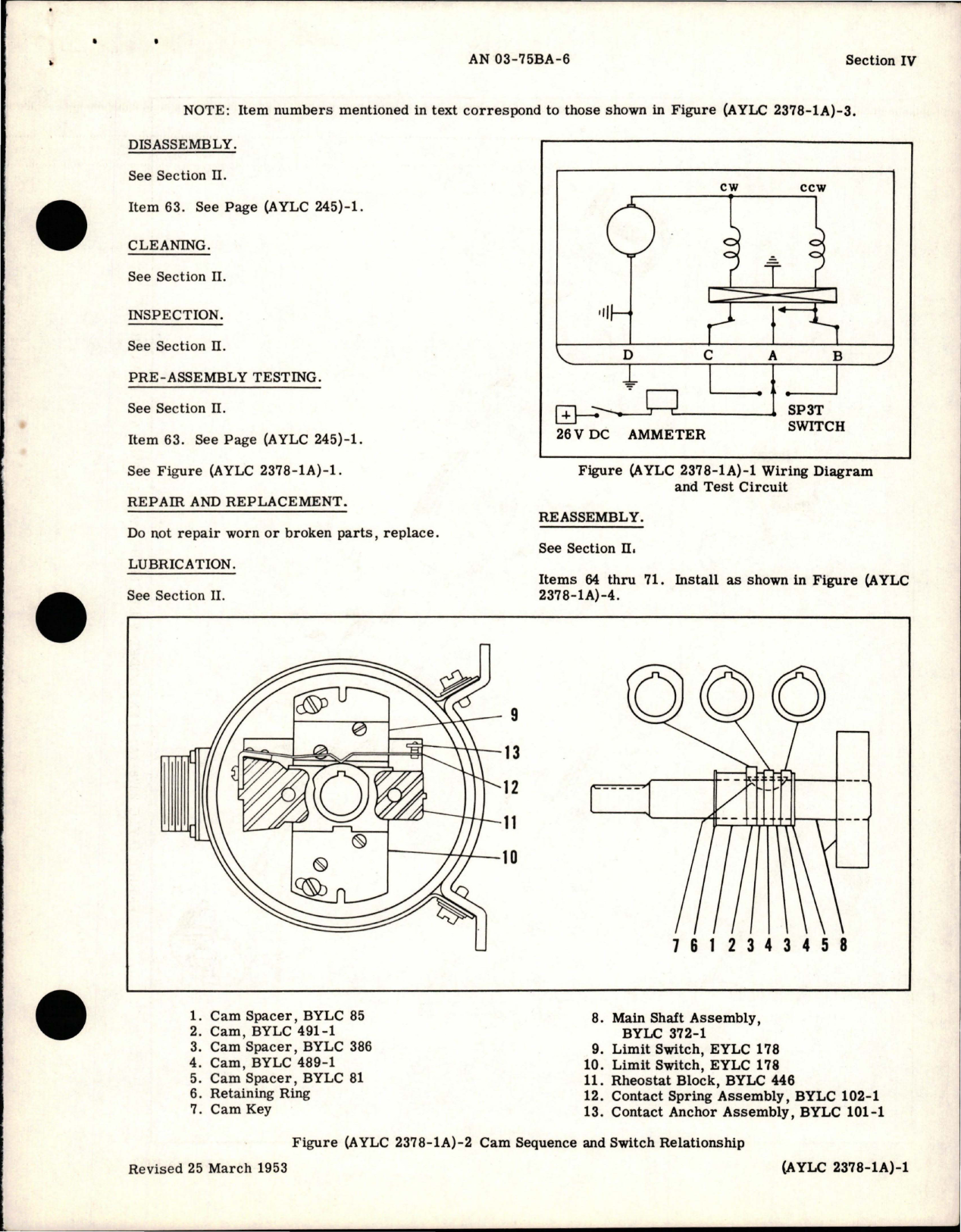 Sample page 5 from AirCorps Library document: Overhaul Instructions for Aircraft Actuators - Model AYLC Series 