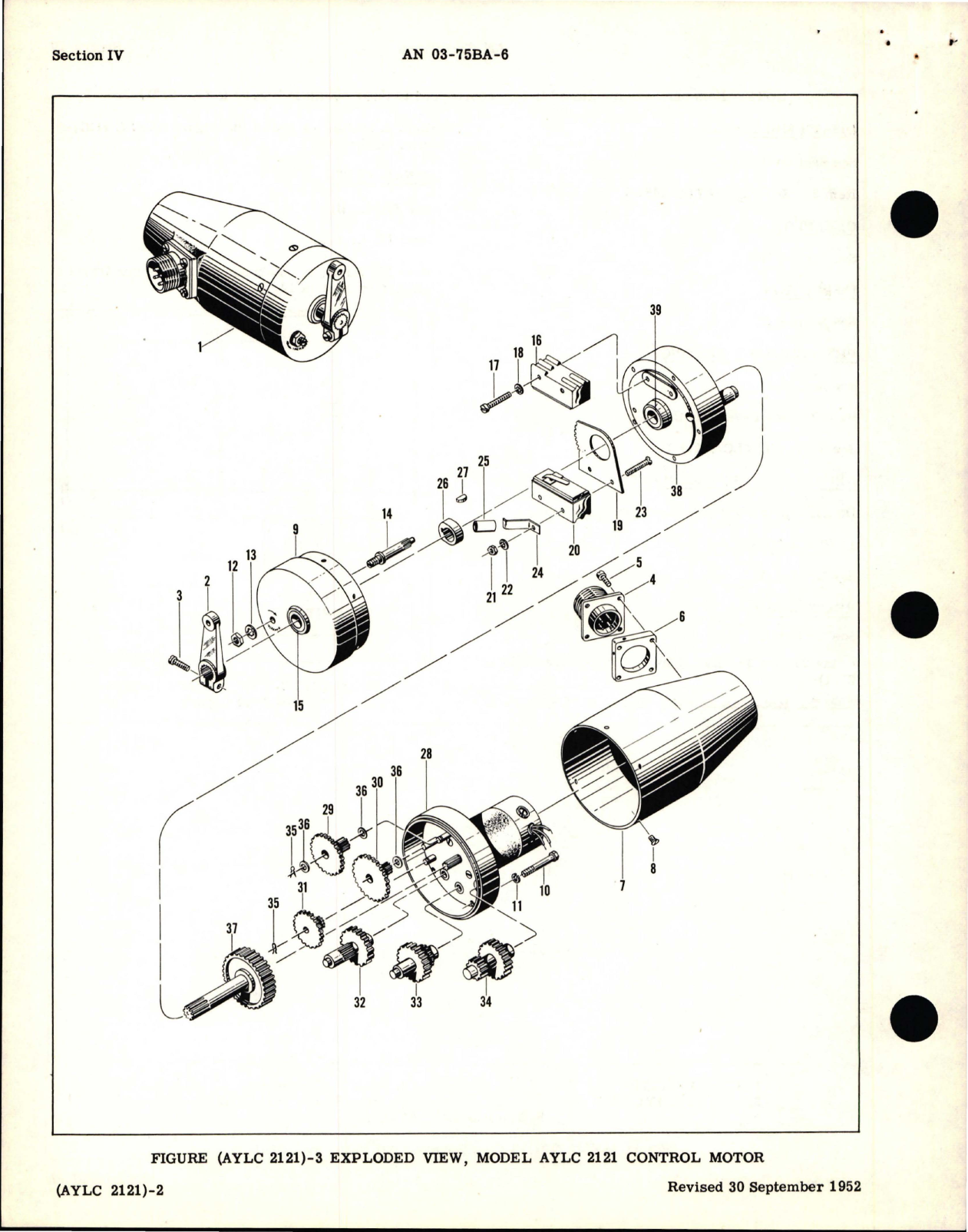 Sample page 6 from AirCorps Library document: Overhaul Instructions for Control Motors - Part AYLC Series 
