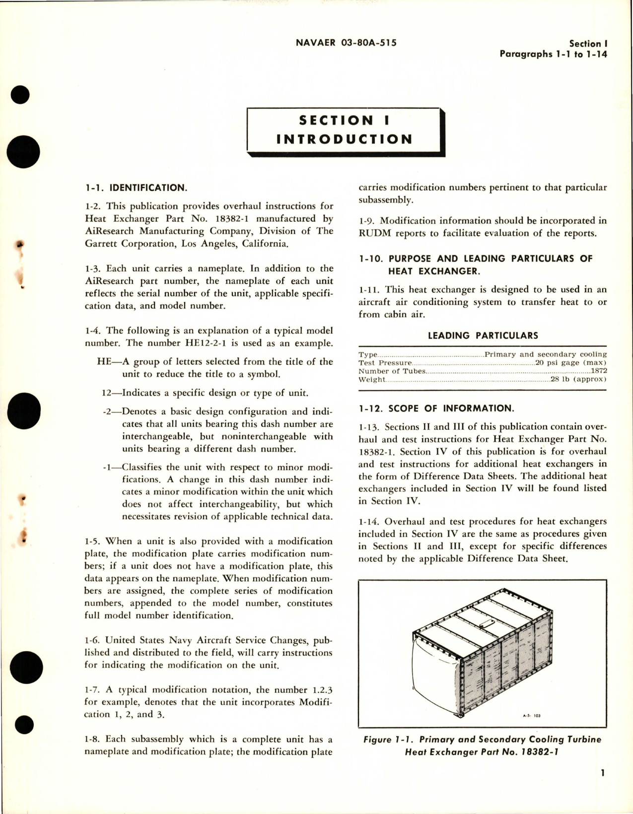 Sample page 5 from AirCorps Library document: Overhaul Instructions for Heat Exchangers 