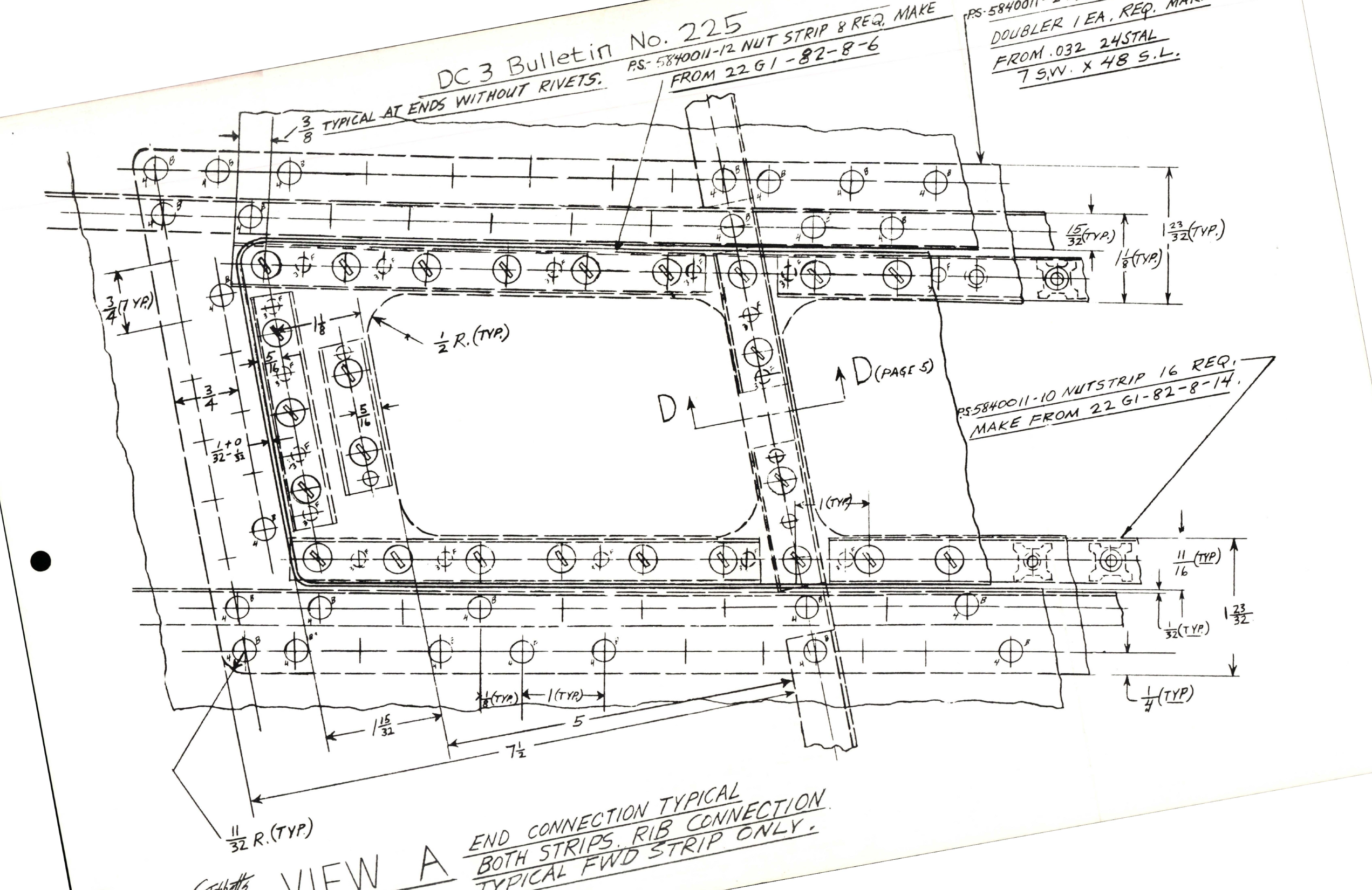 Sample page 5 from AirCorps Library document: Installation of Wing Tip Inspection Strips 