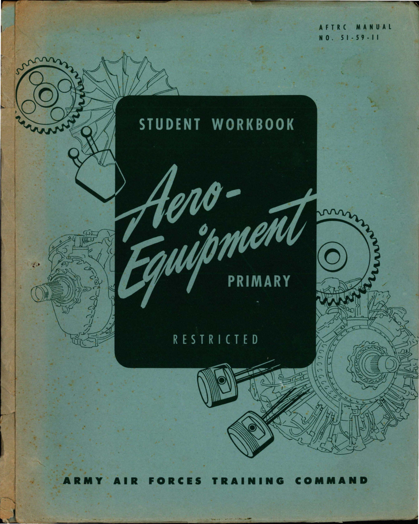 Sample page 1 from AirCorps Library document:  Student Workbook for Primary Aero-Equipment