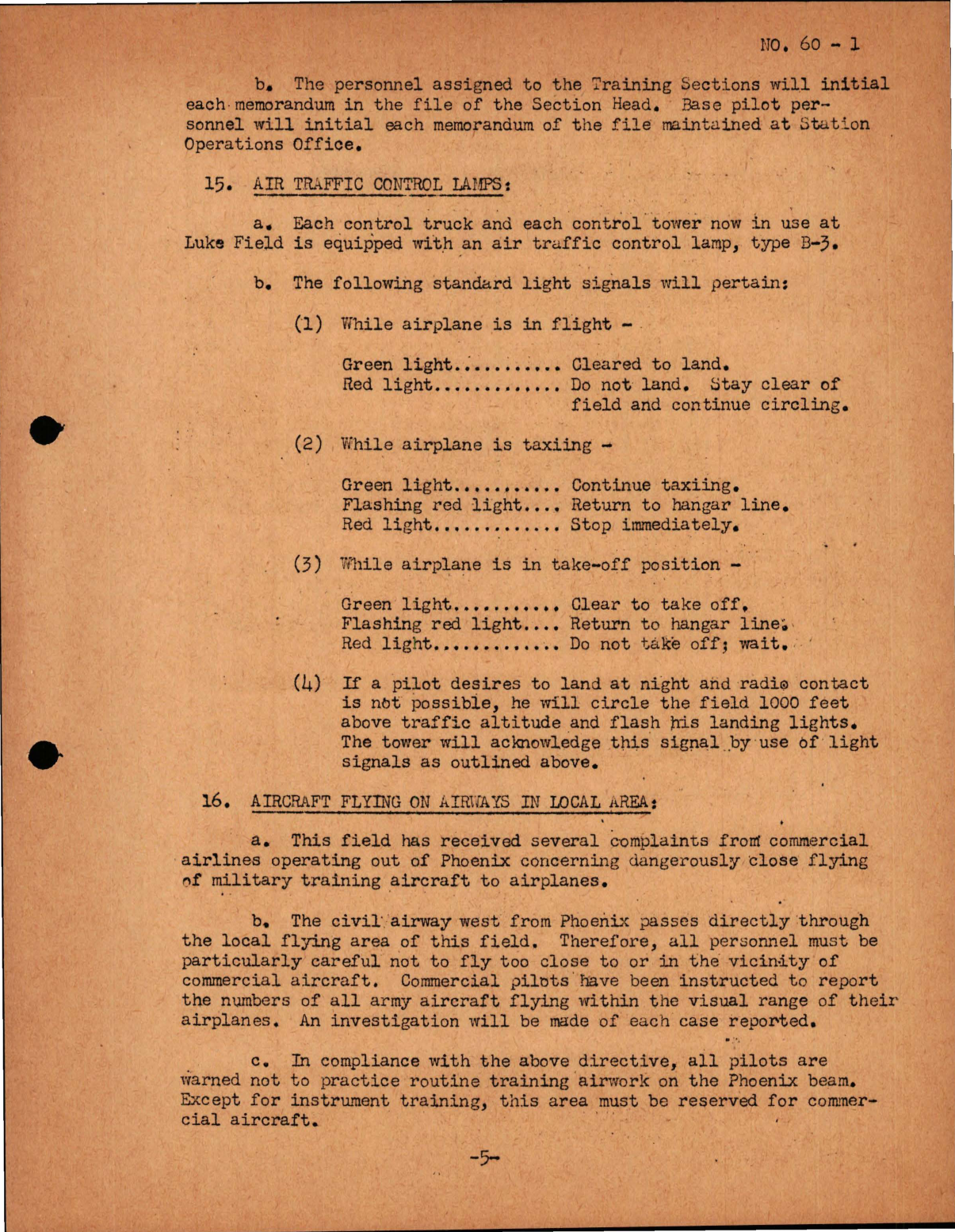 Sample page 7 from AirCorps Library document: Flying & Safety Regulations - Luke Field Arizona